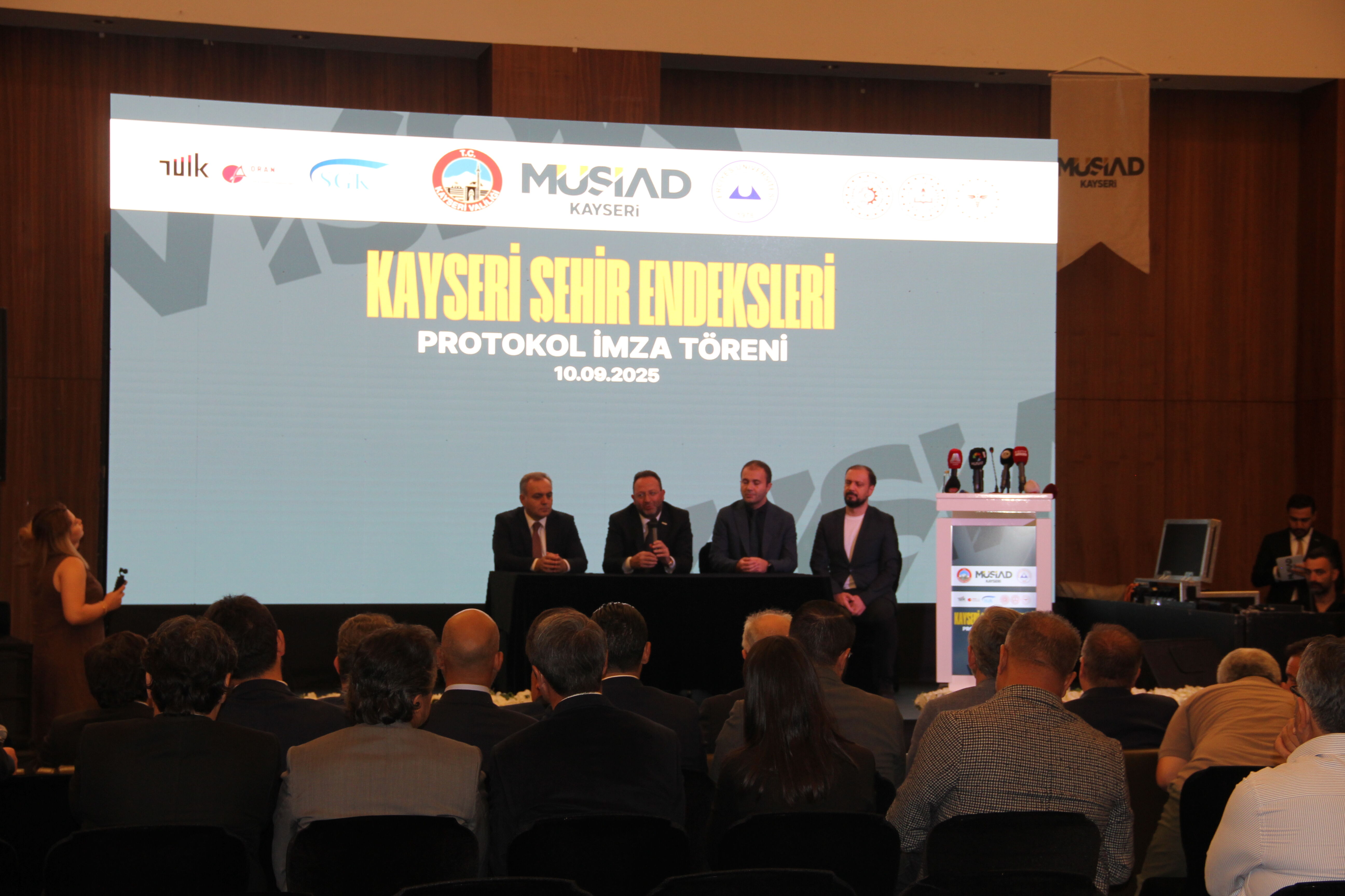 'Kayseri Şehir Endesksleri Projesi'nin protokolü imzalandı