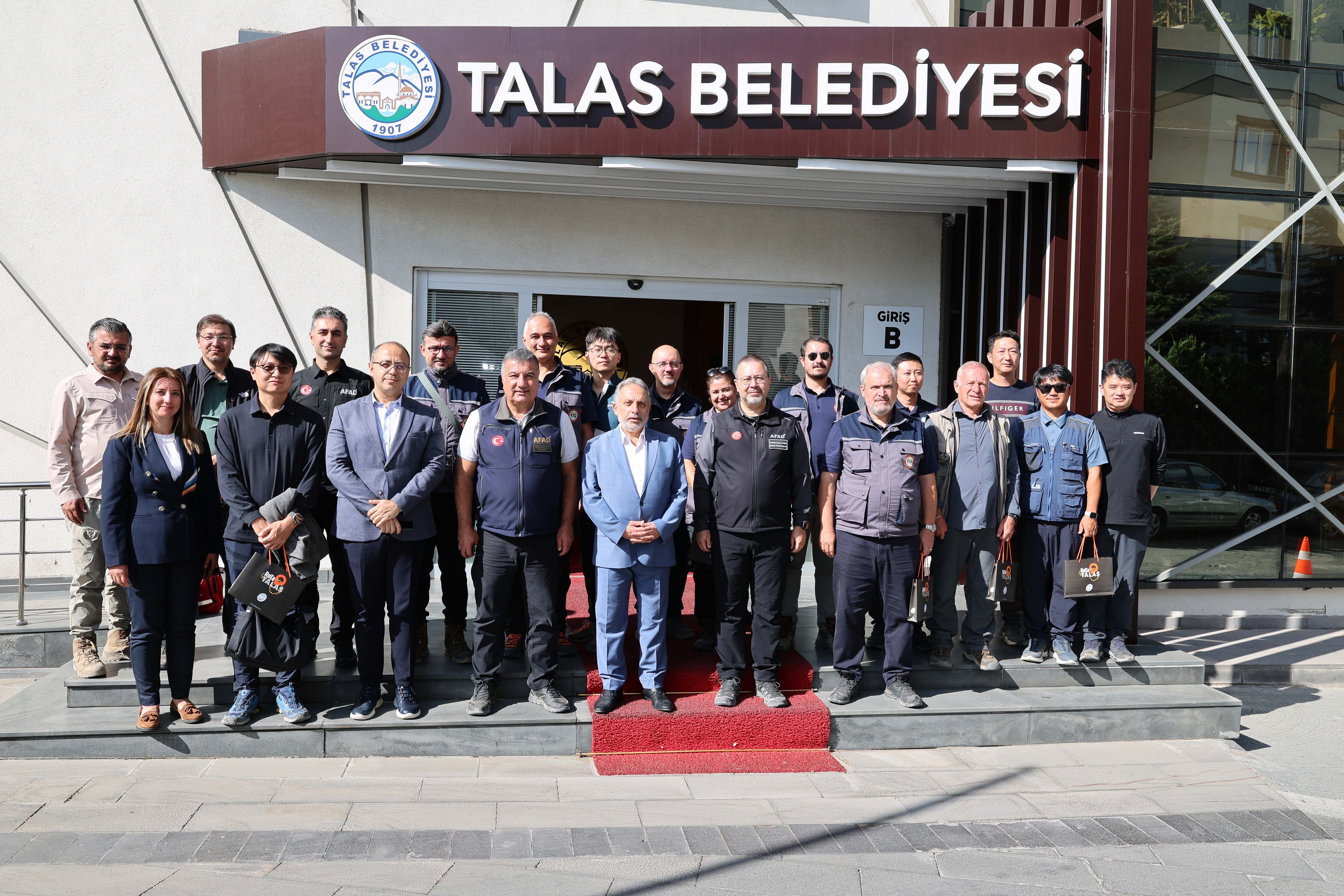 AFAD heyetinden Başkan Yalçın'a ziyaret