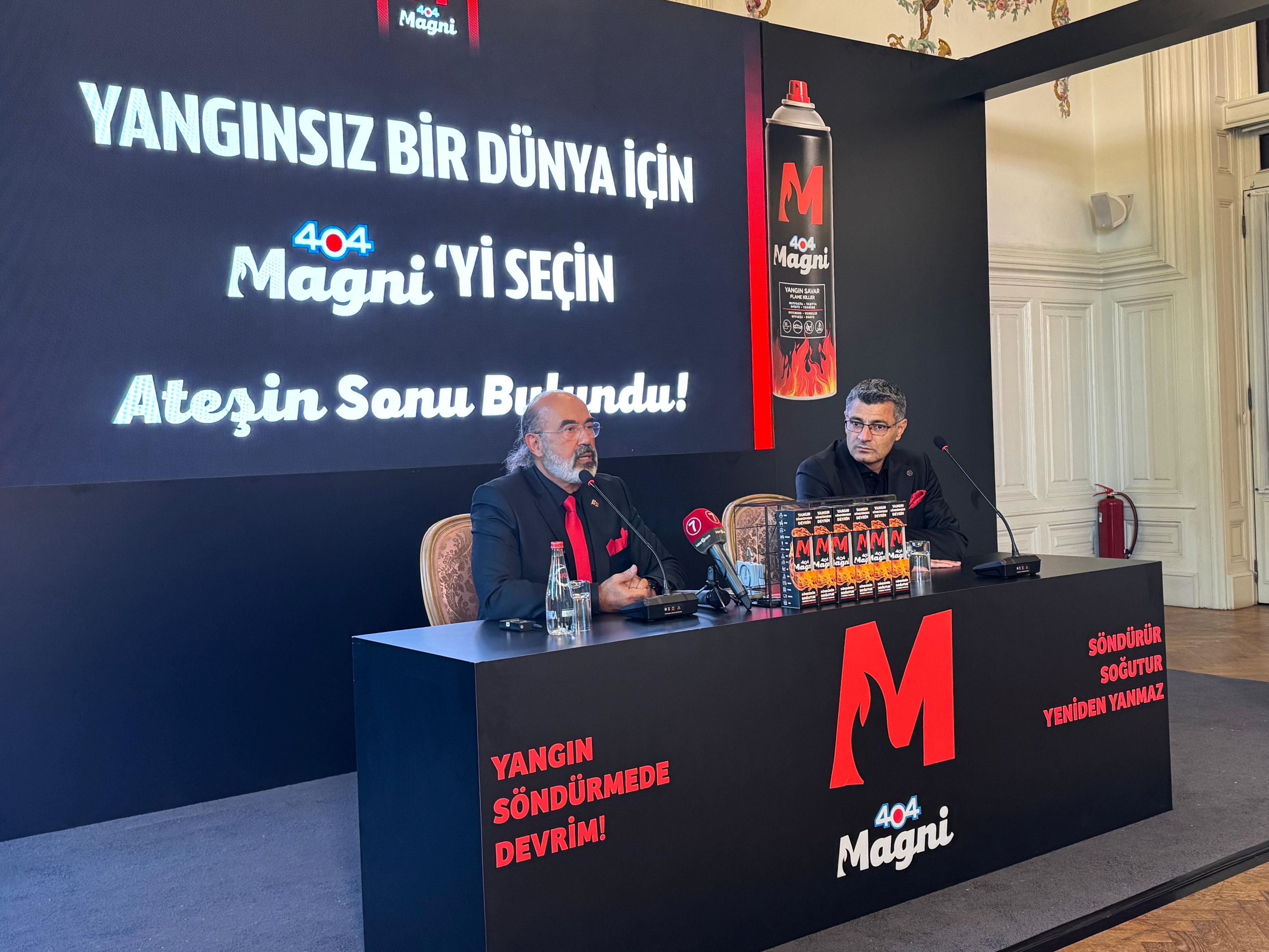 404 Kimya geliştirdiği Magni markasıyla yangın söndürücüler üretiyor