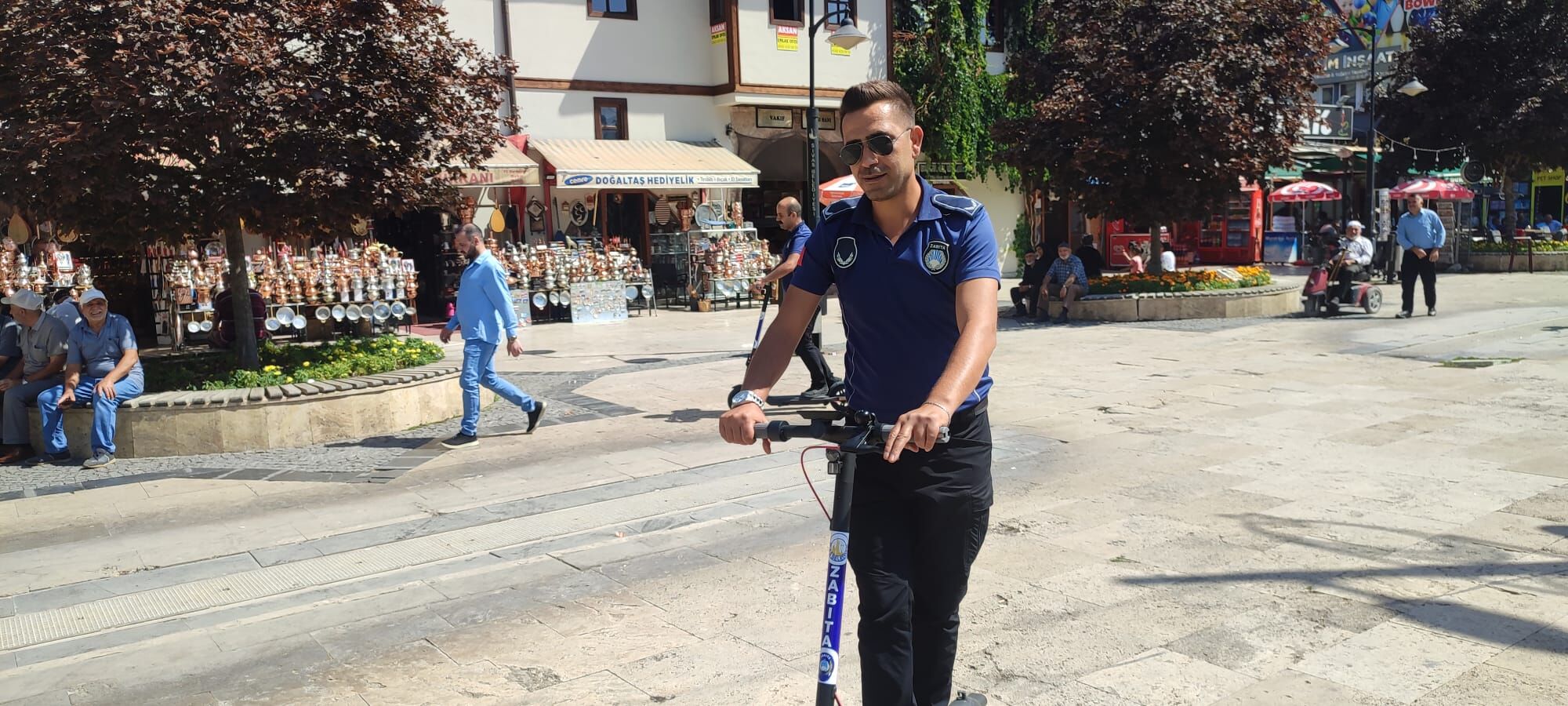 Sivas'ta skuterli zabıtalar göreve başladı