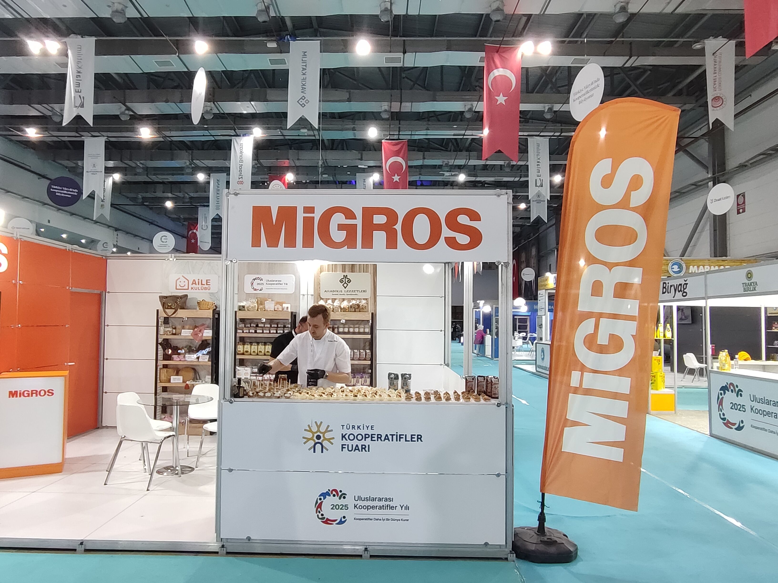 Migros, 6. Türkiye Kooperatifler Fuarı'nda yer aldı