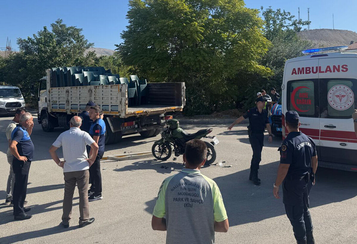 Nallıhan'da trafik kazasında 1 kişi yaralandı