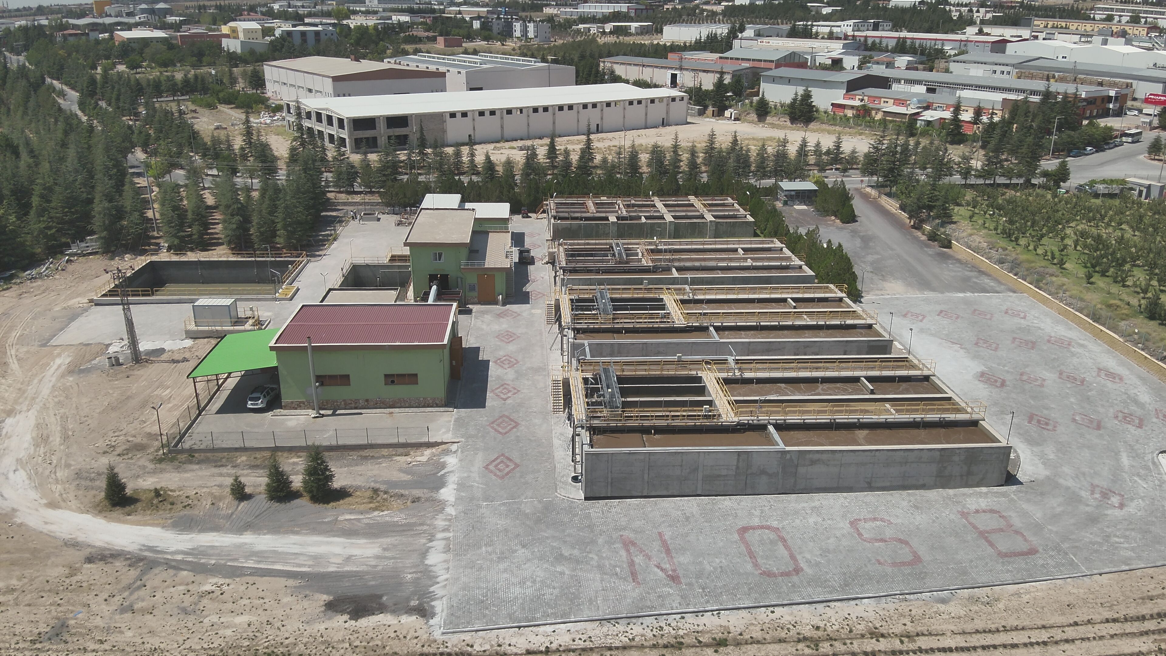 Niğde OSB'de kurulan tesiste arıtılan atık su tarıma can veriyor