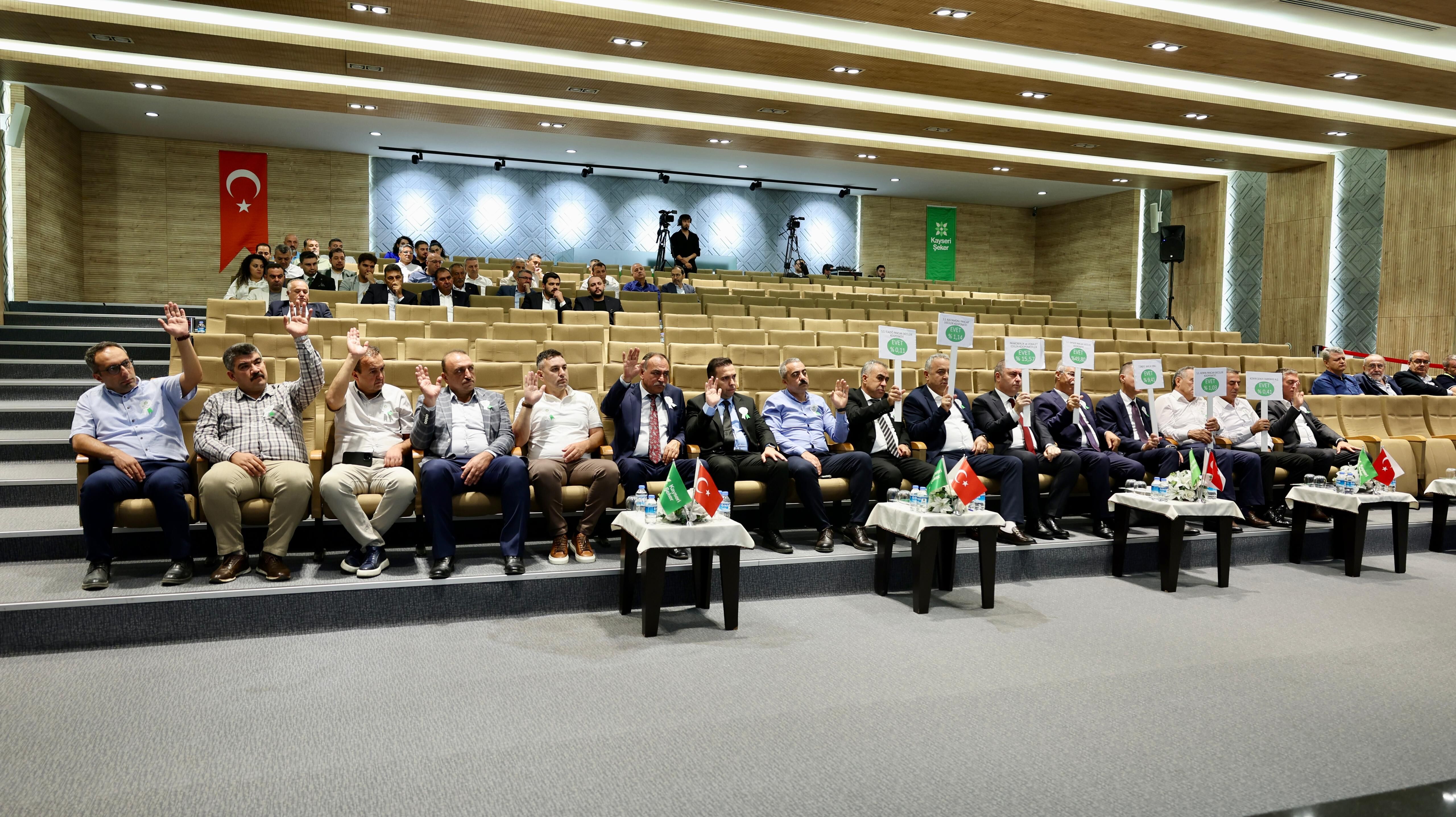 Kayseri Şeker 70. Olağan Genel Kurulunu yaptı