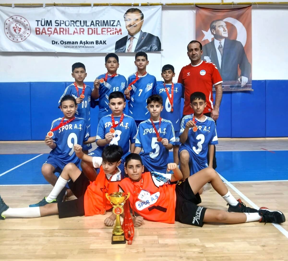 Kayseri Spor AŞ Kulübü Hentbol Takımı Türkiye şampiyonu oldu