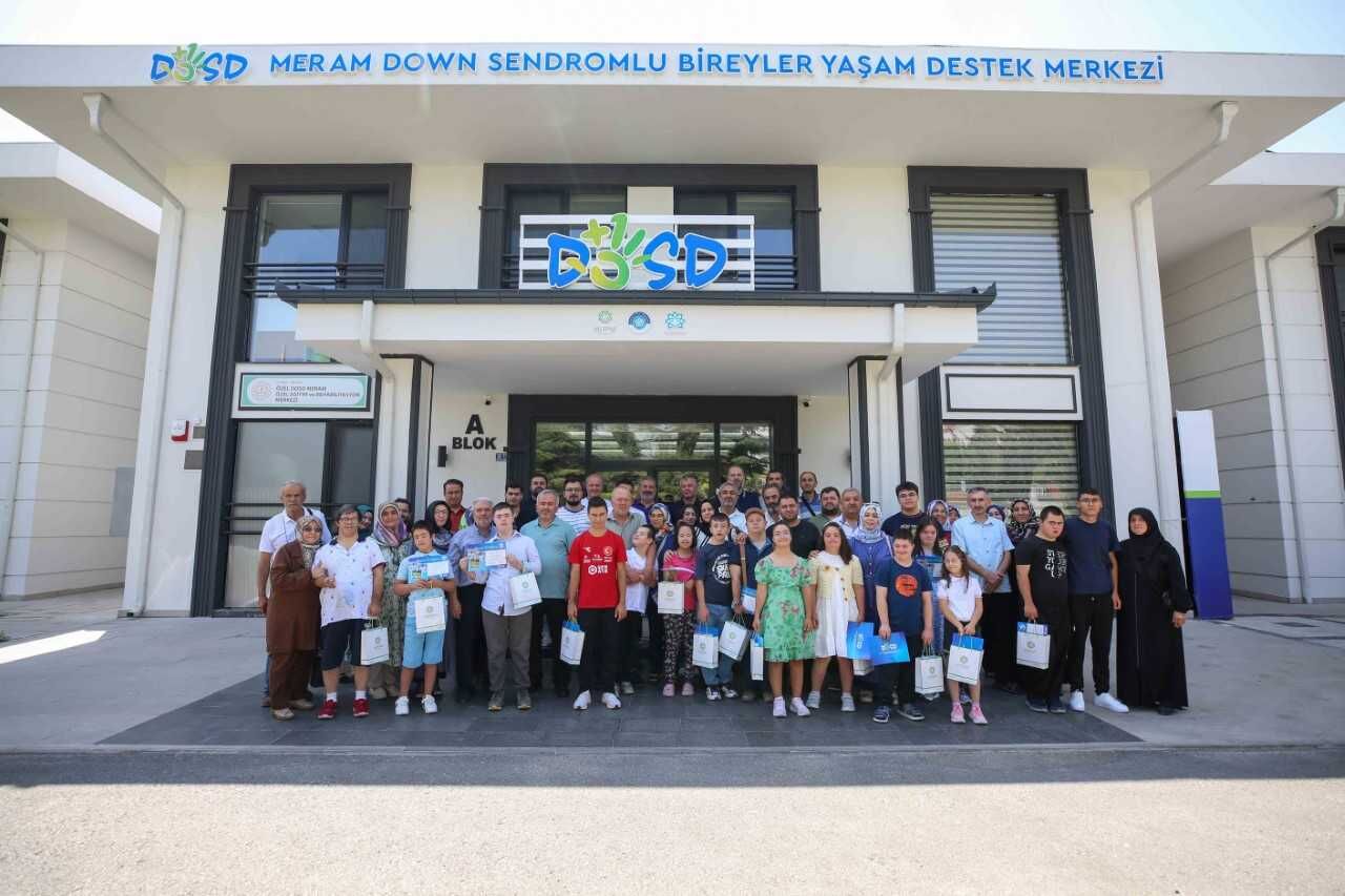 Konya'da DOSD Meram Spor Kulübü sporcuları bir araya geldi