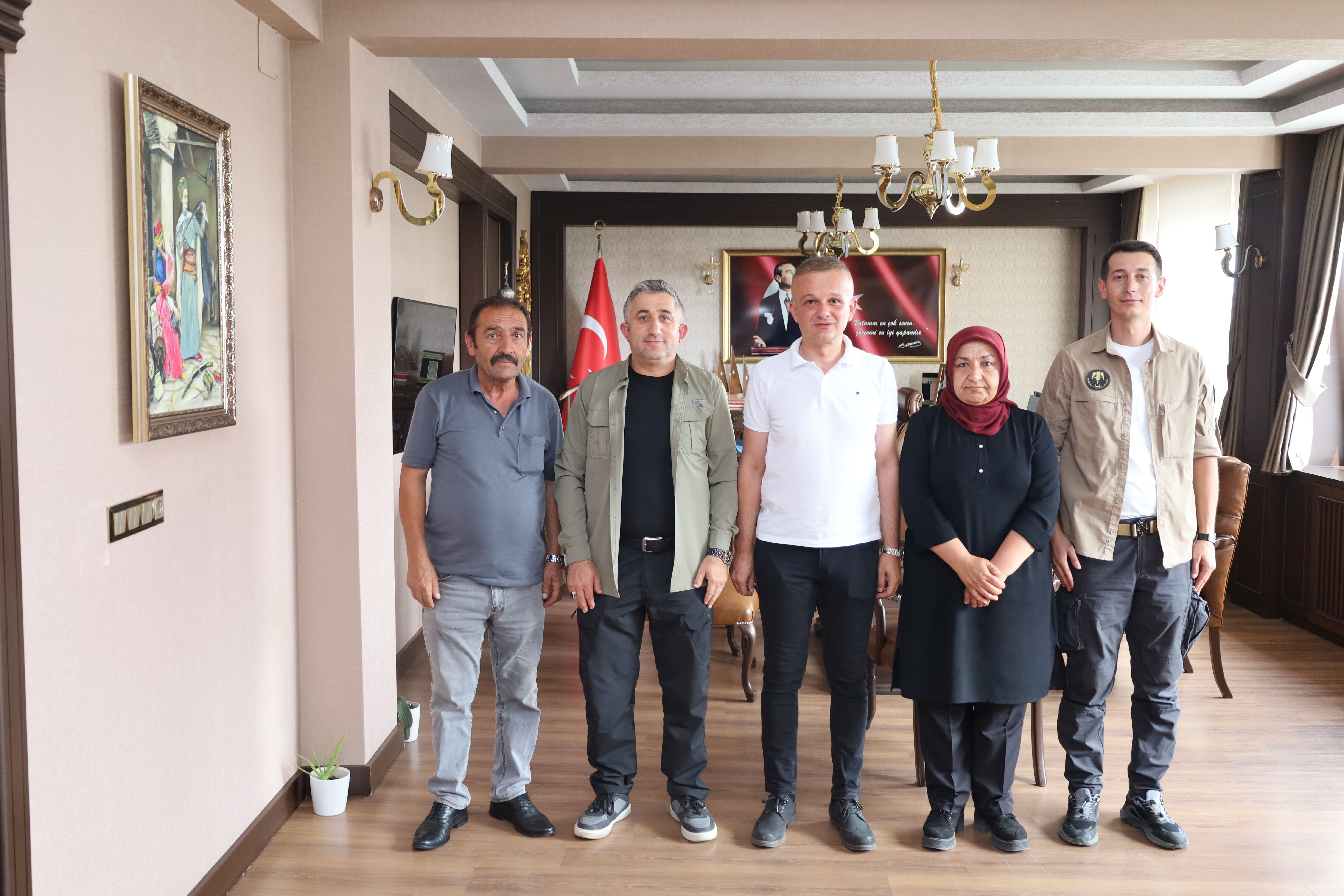 Kaymakam Minuz Orta'daki görevinden ayrıldı