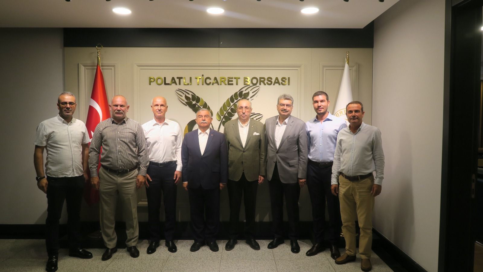 Cumhurbaşkanlığı Yüksek İstişare Kurulu Üyesi Yılmaz, Polatlı Ticaret Borsası'nı ziyaret etti