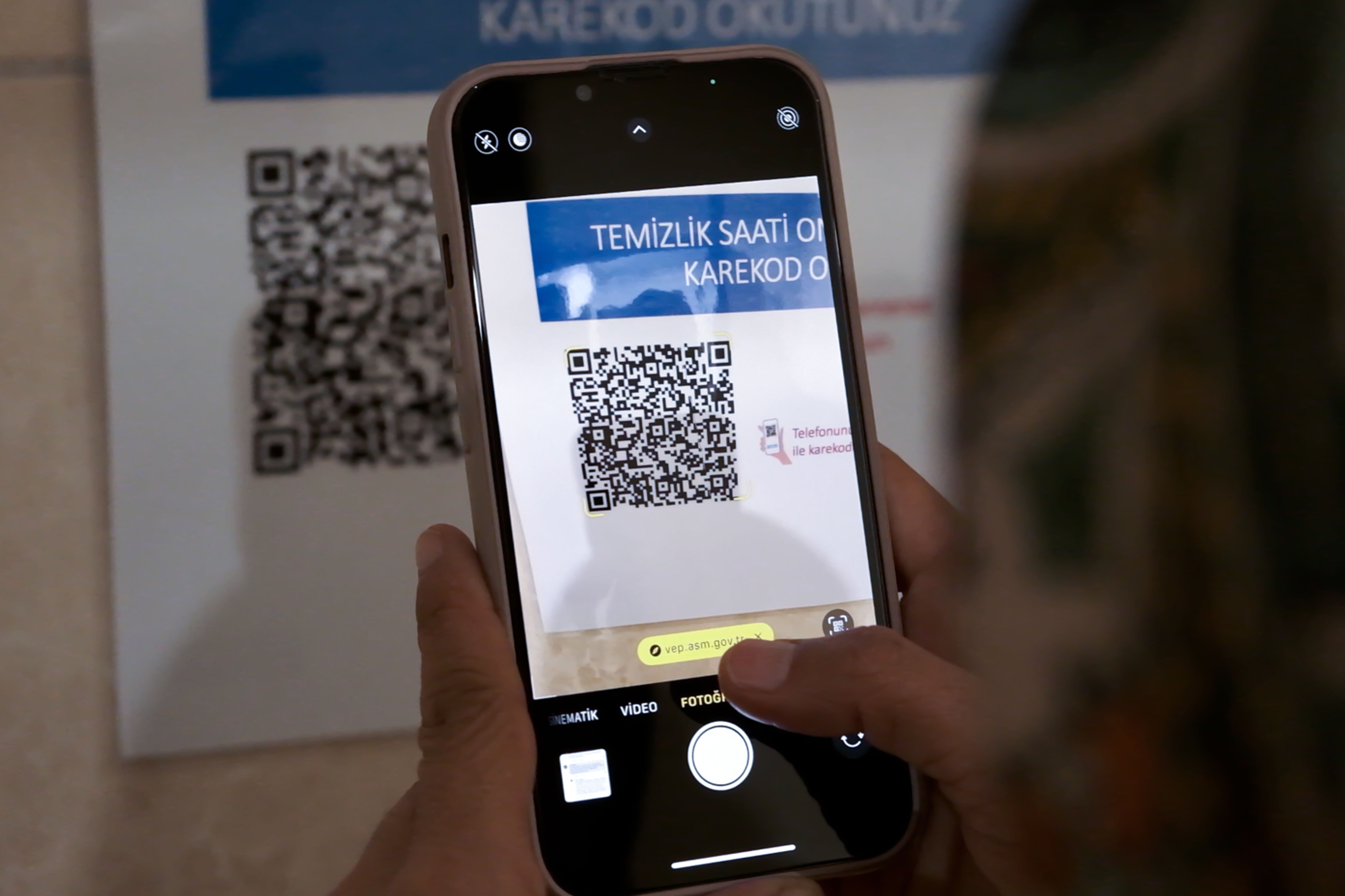 Hastanelerde hijyen için QR kodlu yeni dönem