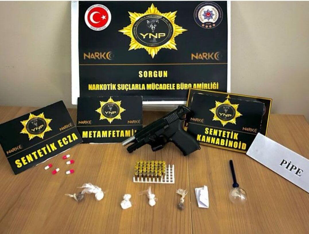 Yozgat'ta uyuşturucu operasyonunda 5 zanlı yakalandı