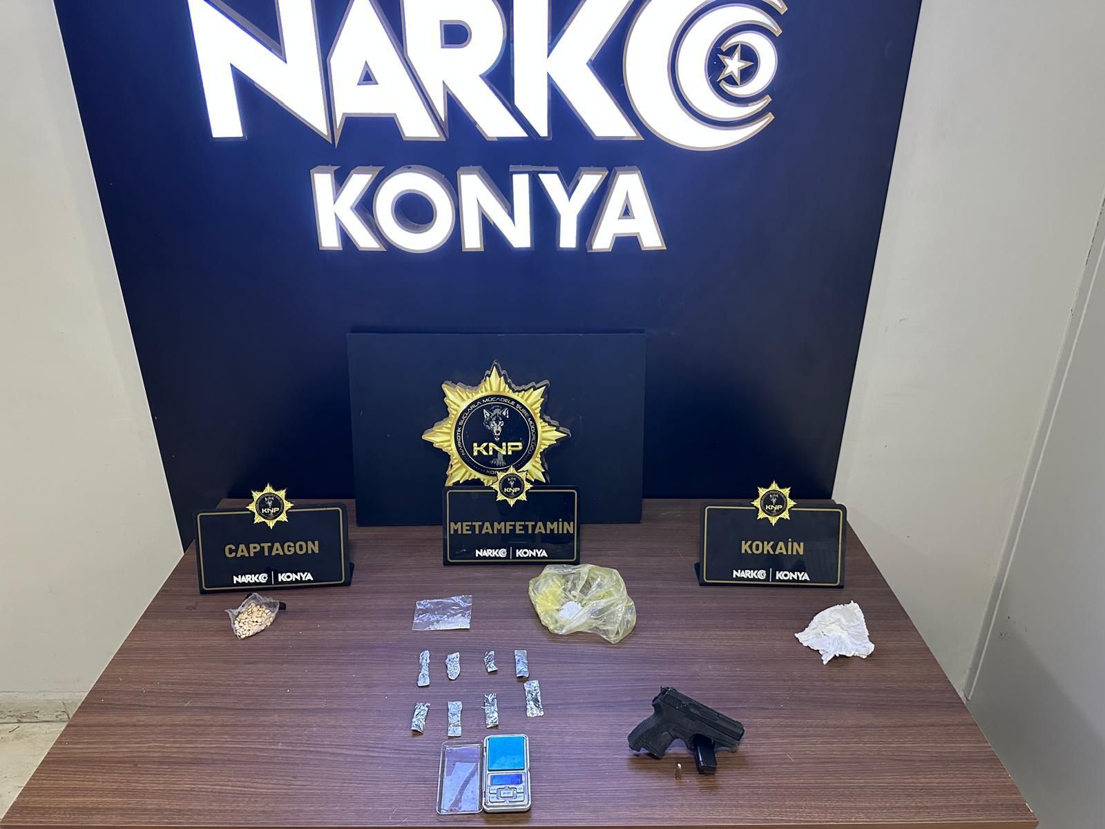 Konya'da uyuşturucu operasyonlarında 74 kişi tutuklandı