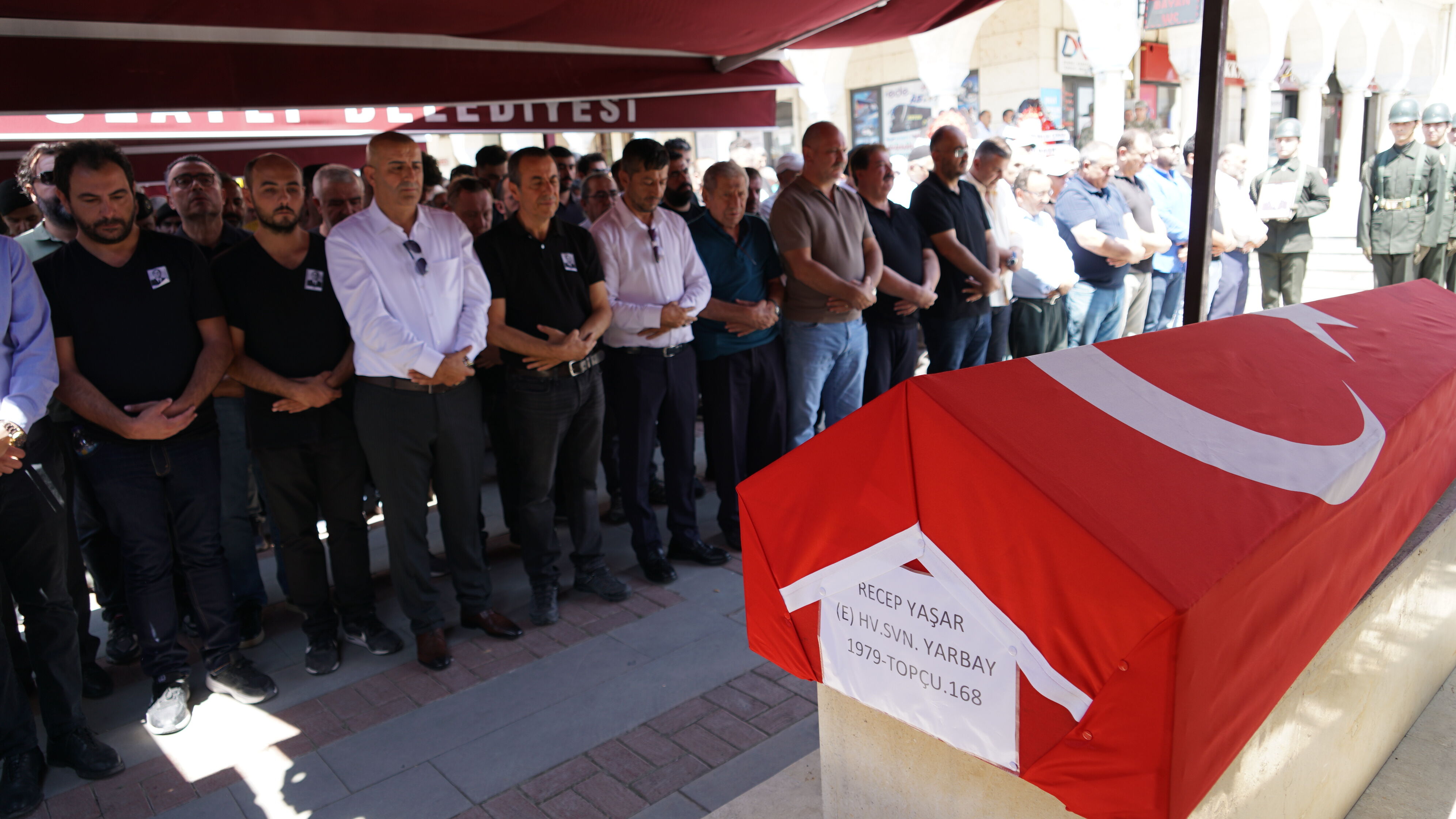 Emekli Topçu Yarbay Recep Yaşar Polatlı'da son yolculuğuna uğurlandı