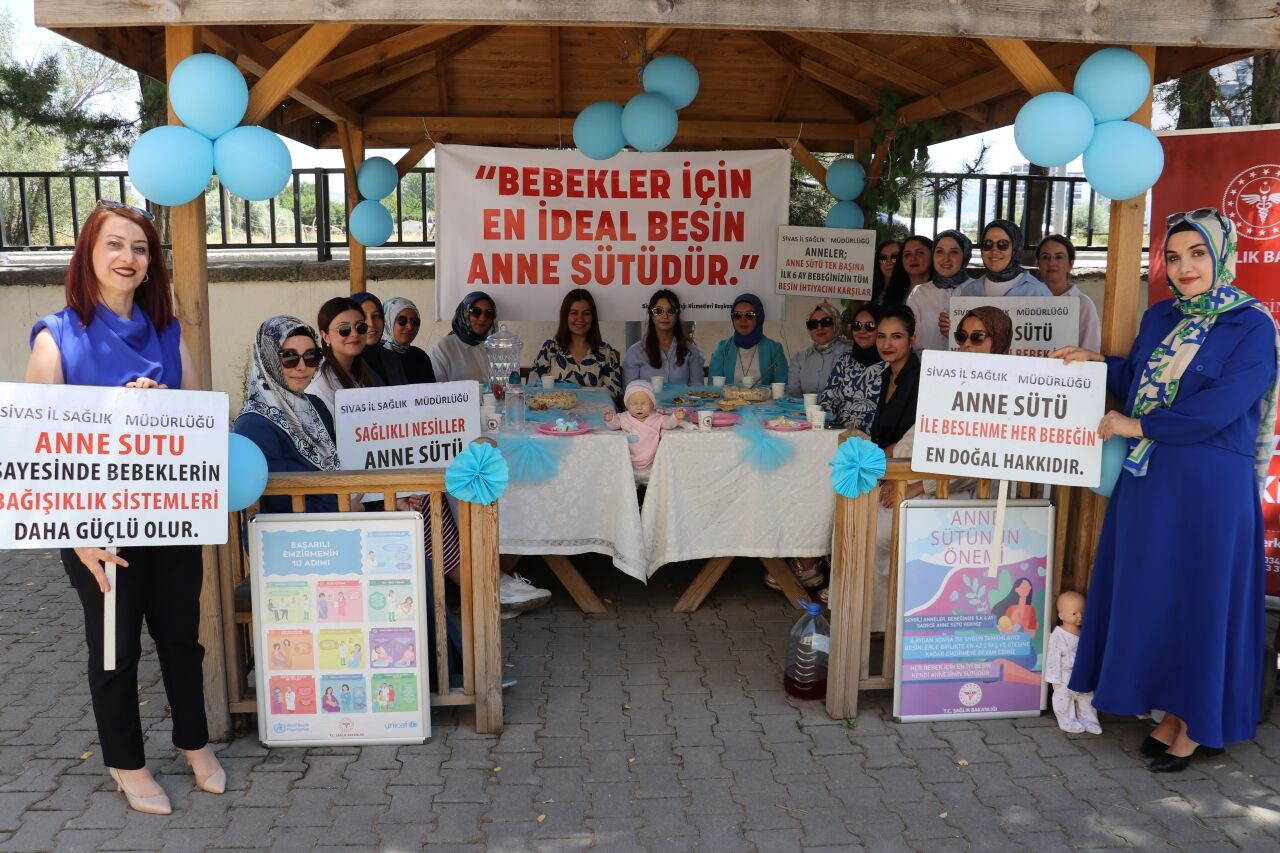 Sivas'ta "Dünya Emzirme Haftası" etkinliği düzenlendi