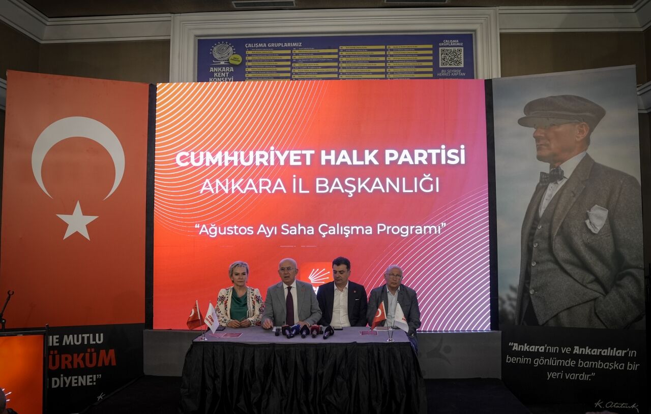 CHP'nin "Ağustos Ayı Saha Çalışma Programı"na ilişkin toplantı düzenlendi