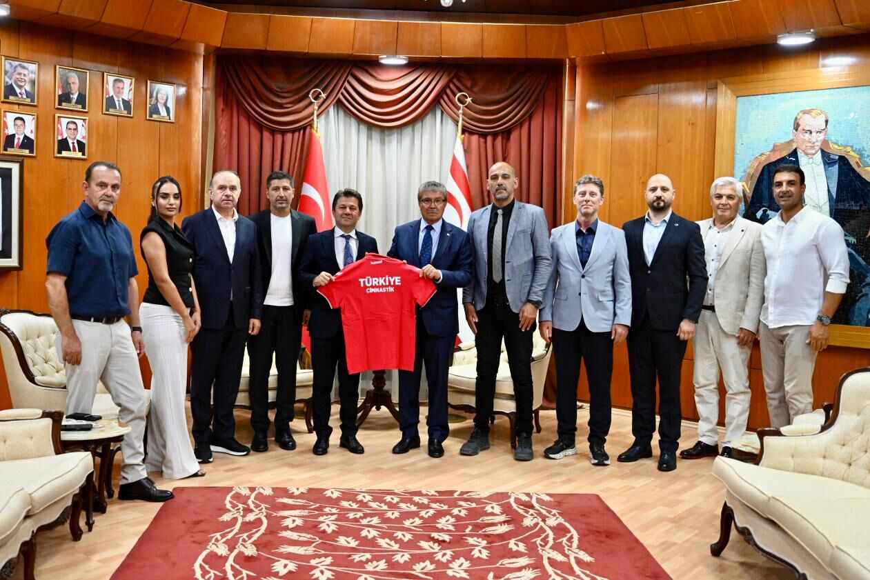 Türkiye Cimnastik Federasyonu heyetinden KKTC’ye ziyaret