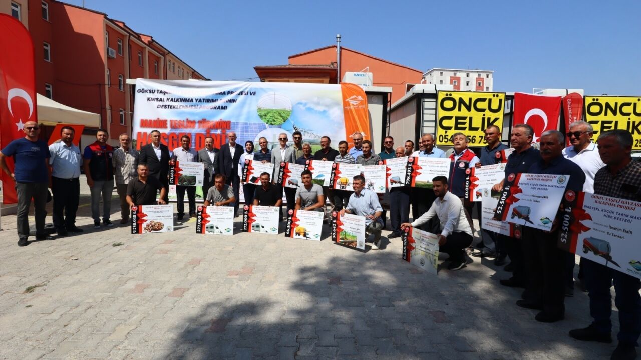 Karaman'da makine dağıtım töreni düzenlendi