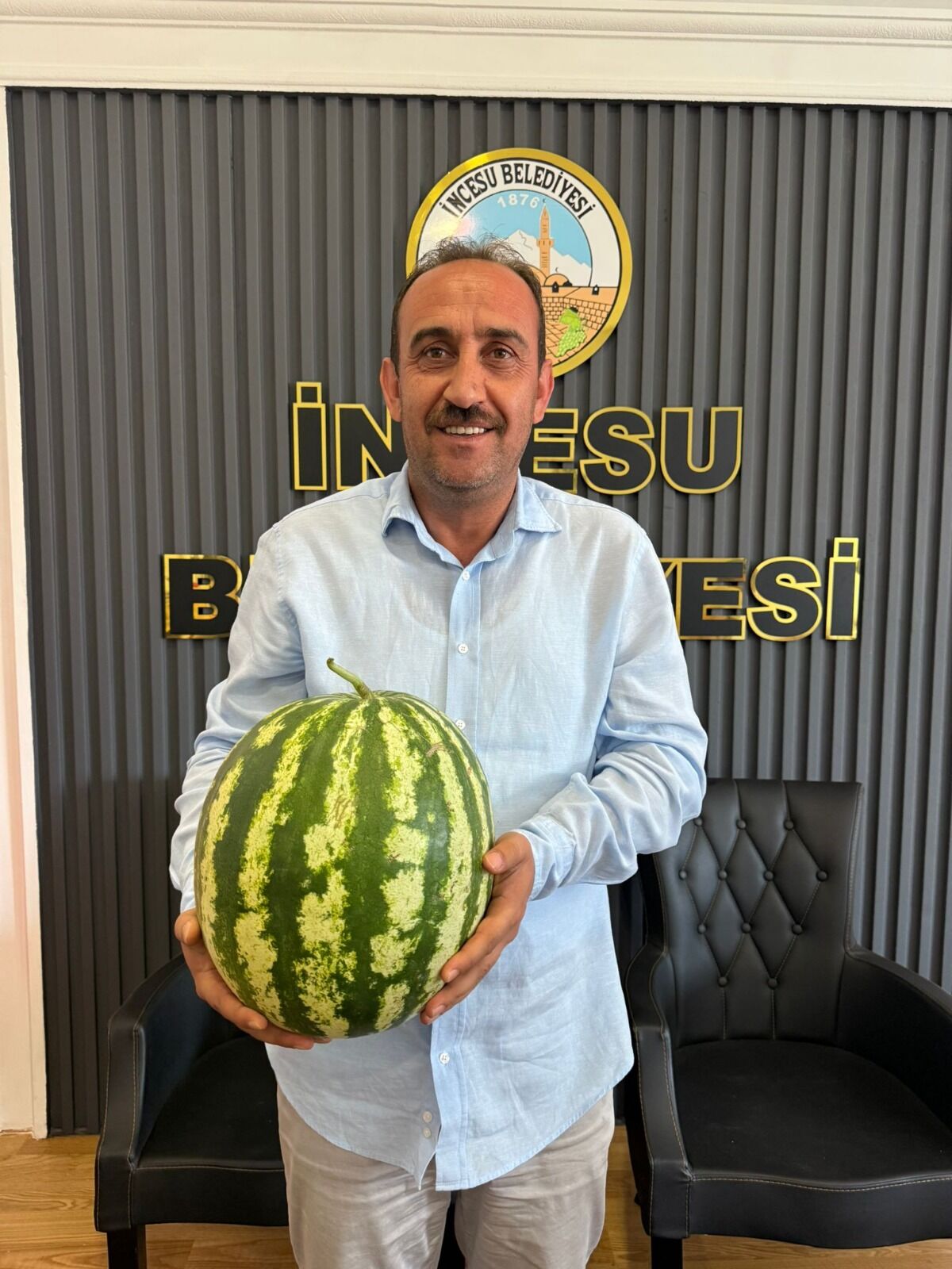 İncesu'da karpuz hasadı devam ediyor