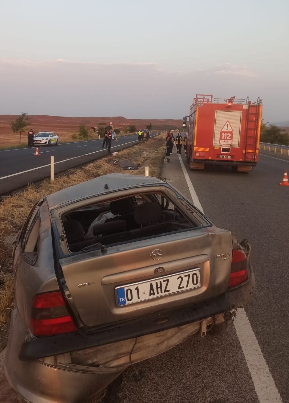 Yozgat'ta devrilen otomobilin sürücüsü öldü