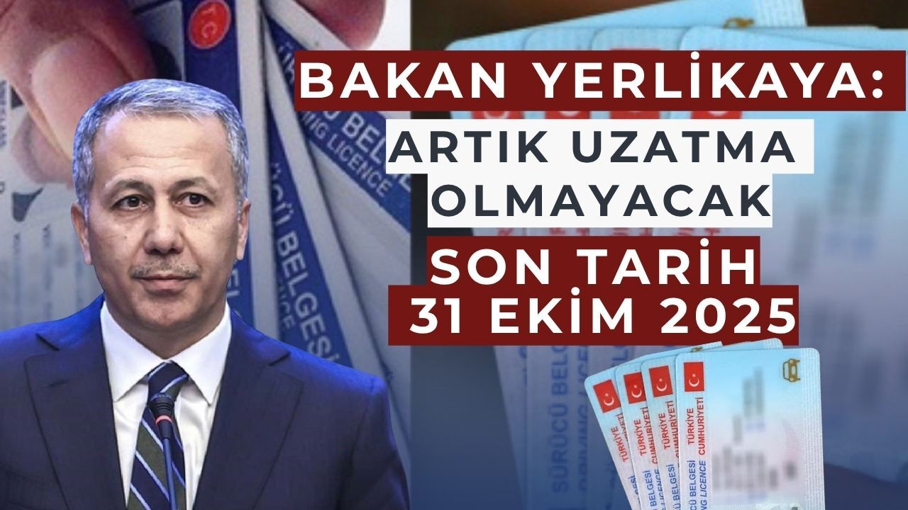 Sürücü belgelerini yenilemek için tarih uzatıldı