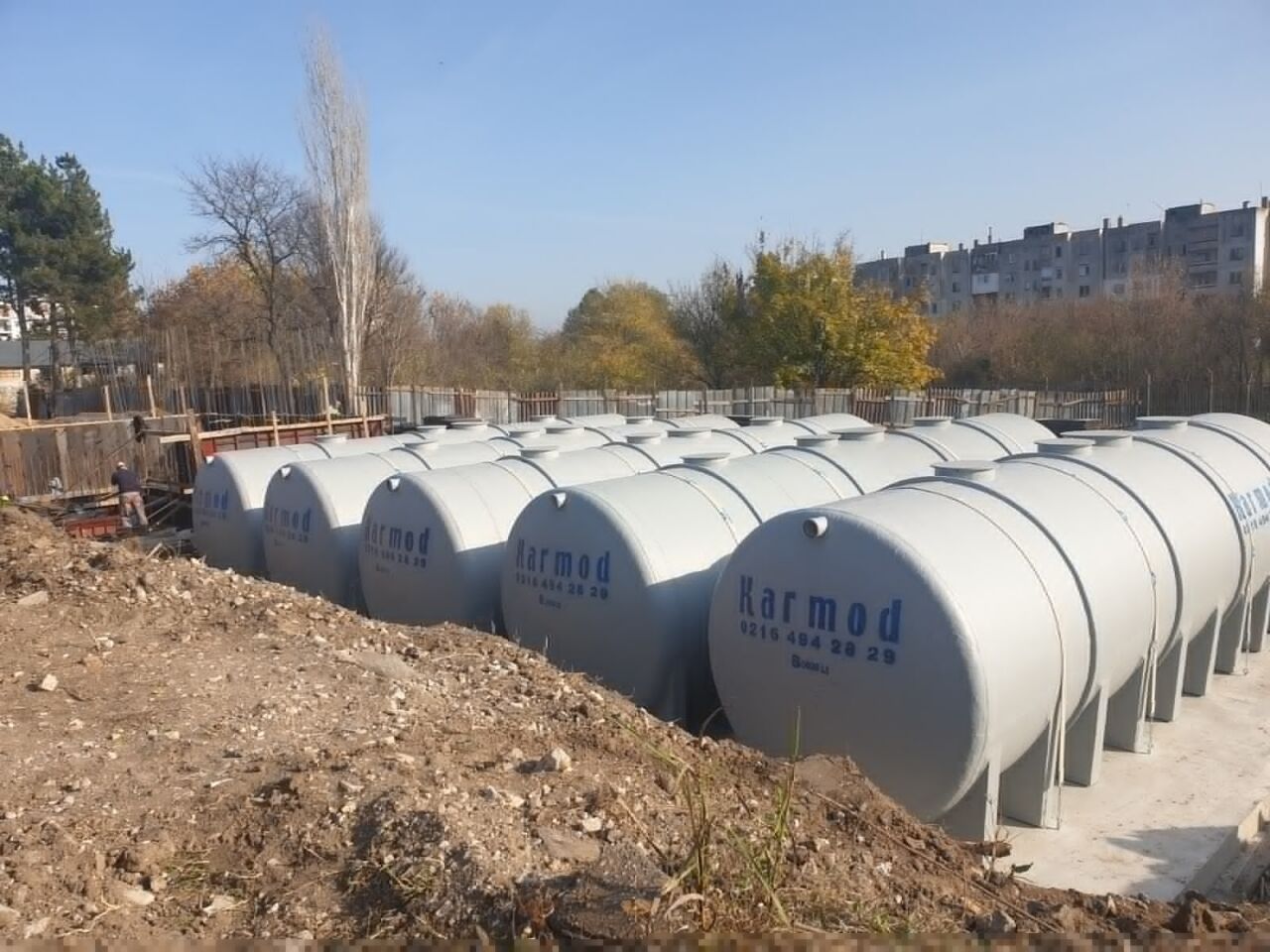 Karmod'un toprak altı yangın suyu depolama tanklarına talep arıyor