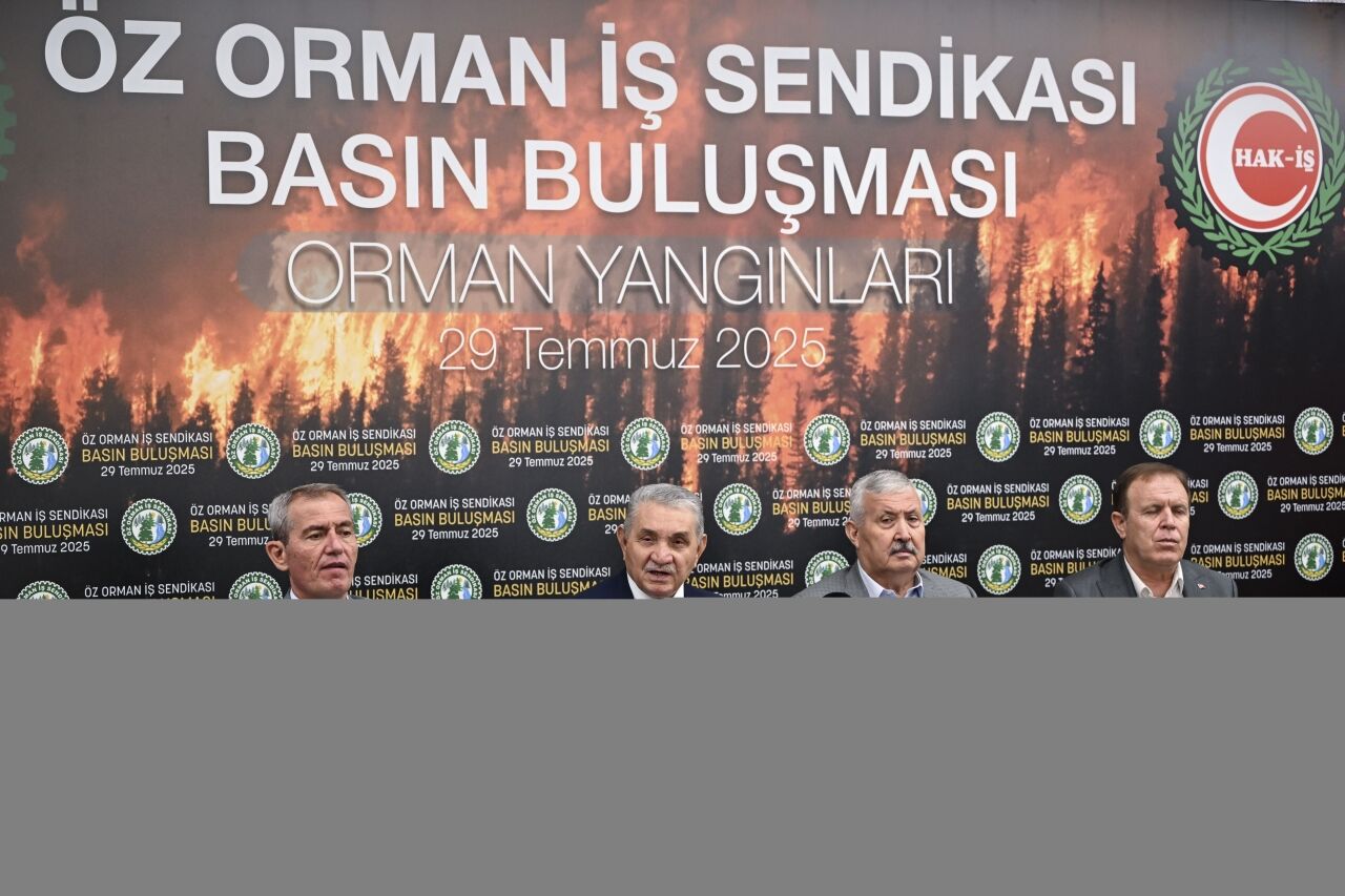 Öz Orman-İş Sendikası Genel Başkanı Aslan, basın toplantısı düzenledi: