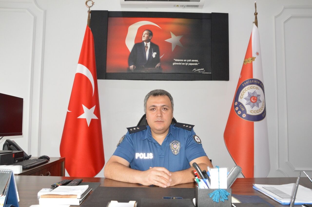 Sivrihisar İlçe Emniyet Müdür Vekili Halil İbrahim Biçer görevine başladı
