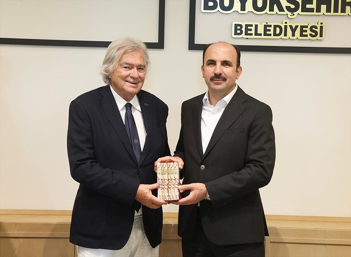 ACES heyetinden Konya Büyükşehir Belediye Başkanı Altay'a ziyaret