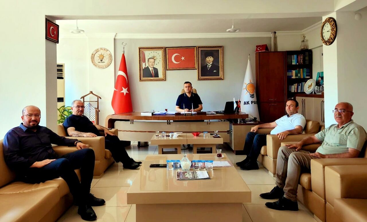 AK Parti Polatlı İlçe Başkanı Teke'den, Beypazarı İlçe Başkanı Etili'ye ziyaret