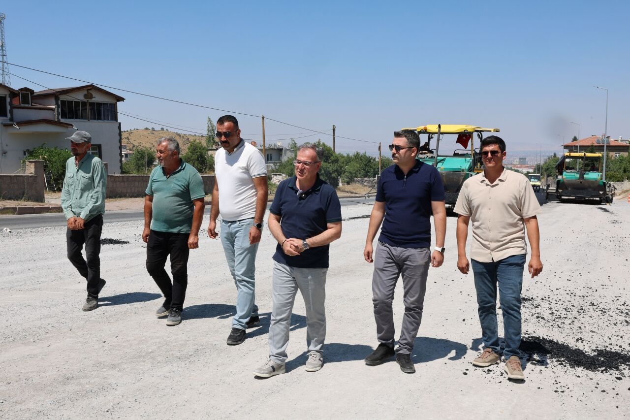 Hacılar'da Kayseri Caddesi'nde ilk etap sona gelindi