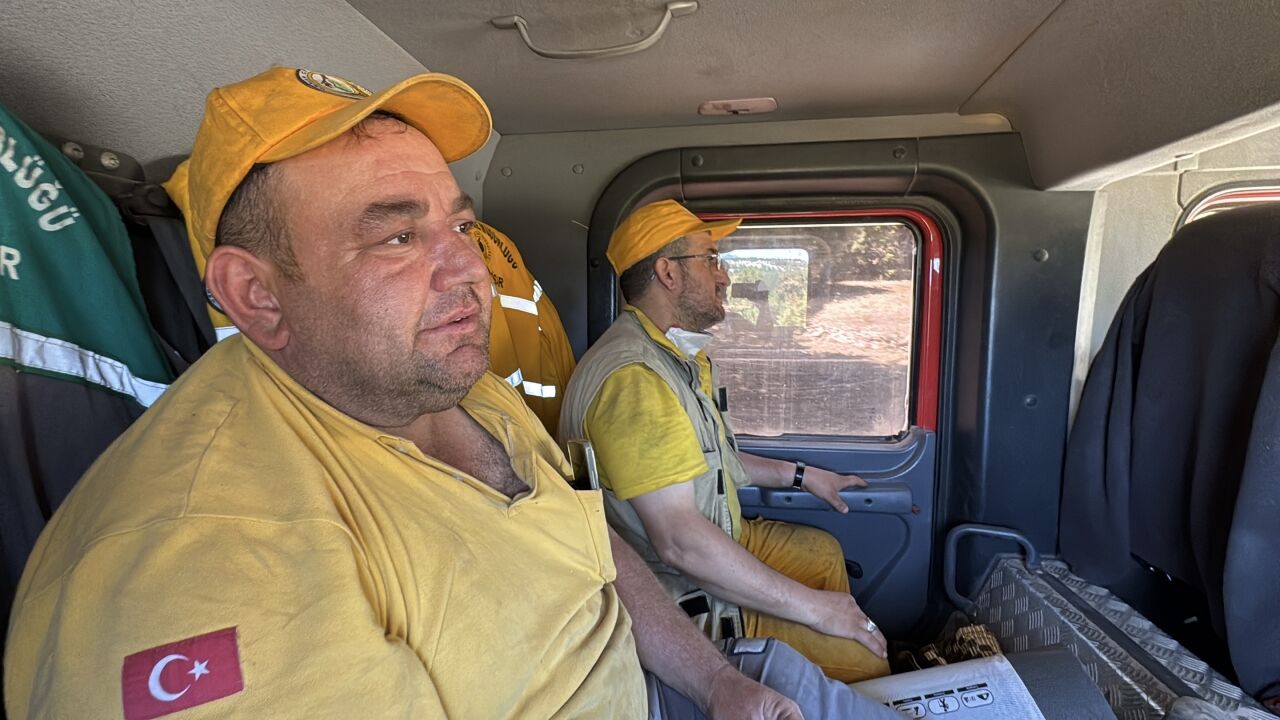 Eskişehir'deki yangında alevler arasında kalan ormancıların görüntüleri ortaya çıktı