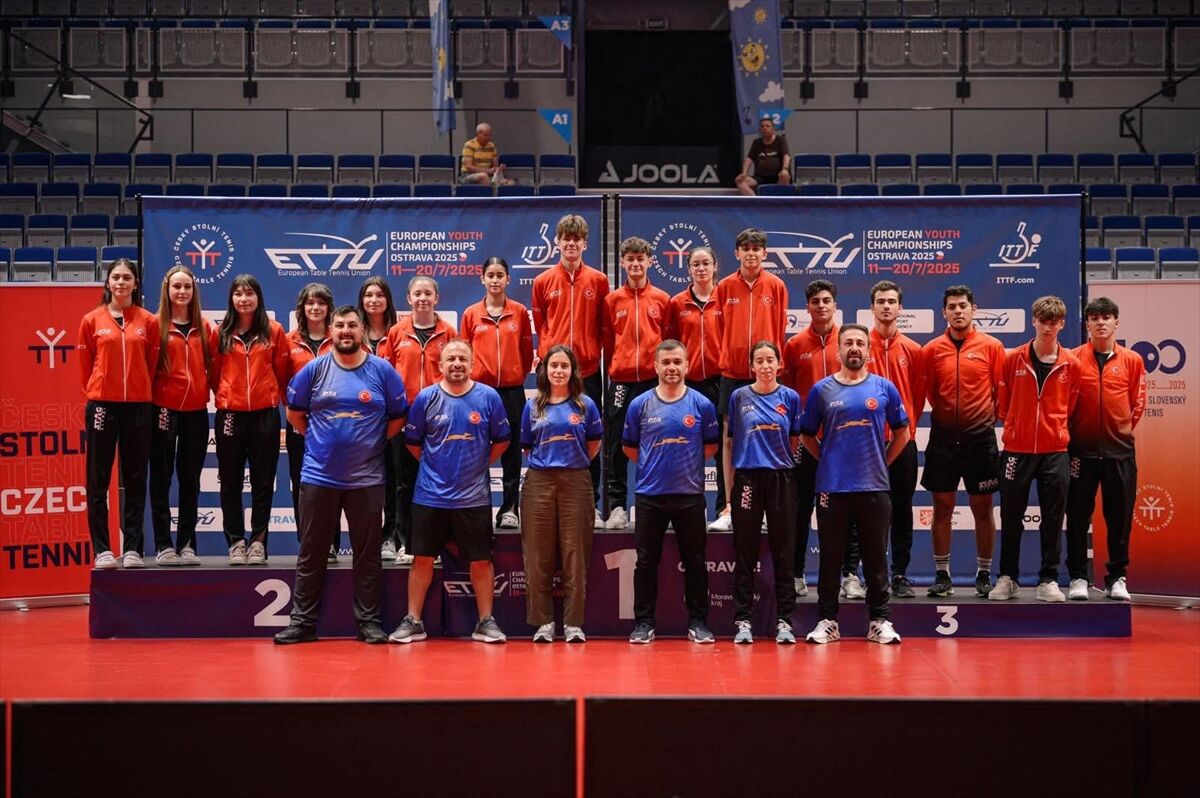Kocasinan Belediyesi Spor Kulübünün milli masa tenisçisi Kahraman, Avrupa ikincisi oldu