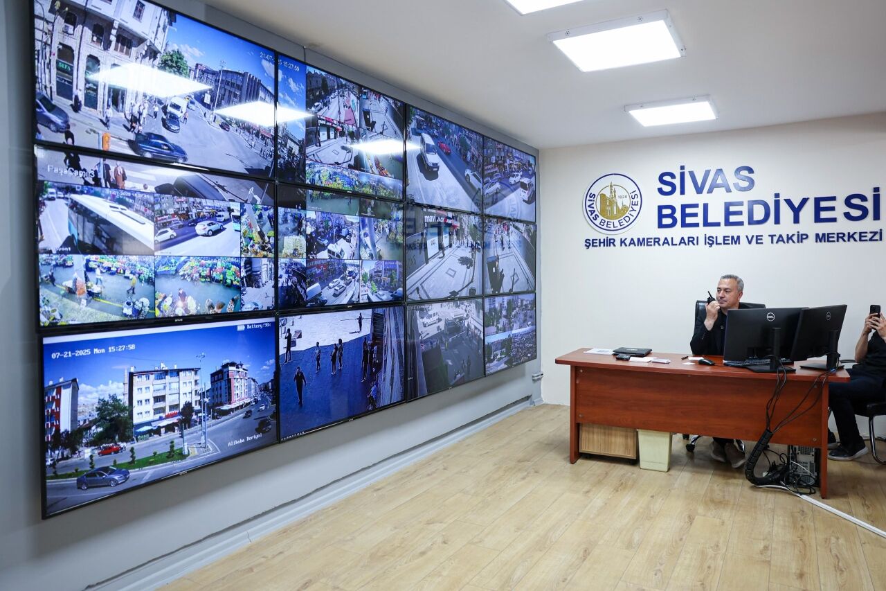 Sivas Belediyesi 568 kamerayla güvenlik ve çevre denetimi yapacak