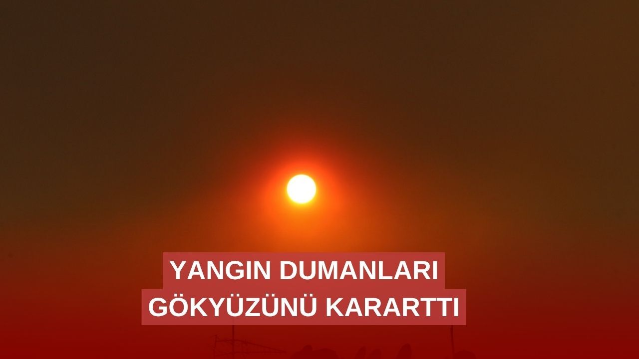 Yangın dumanları Eskişehir'e ulaştı