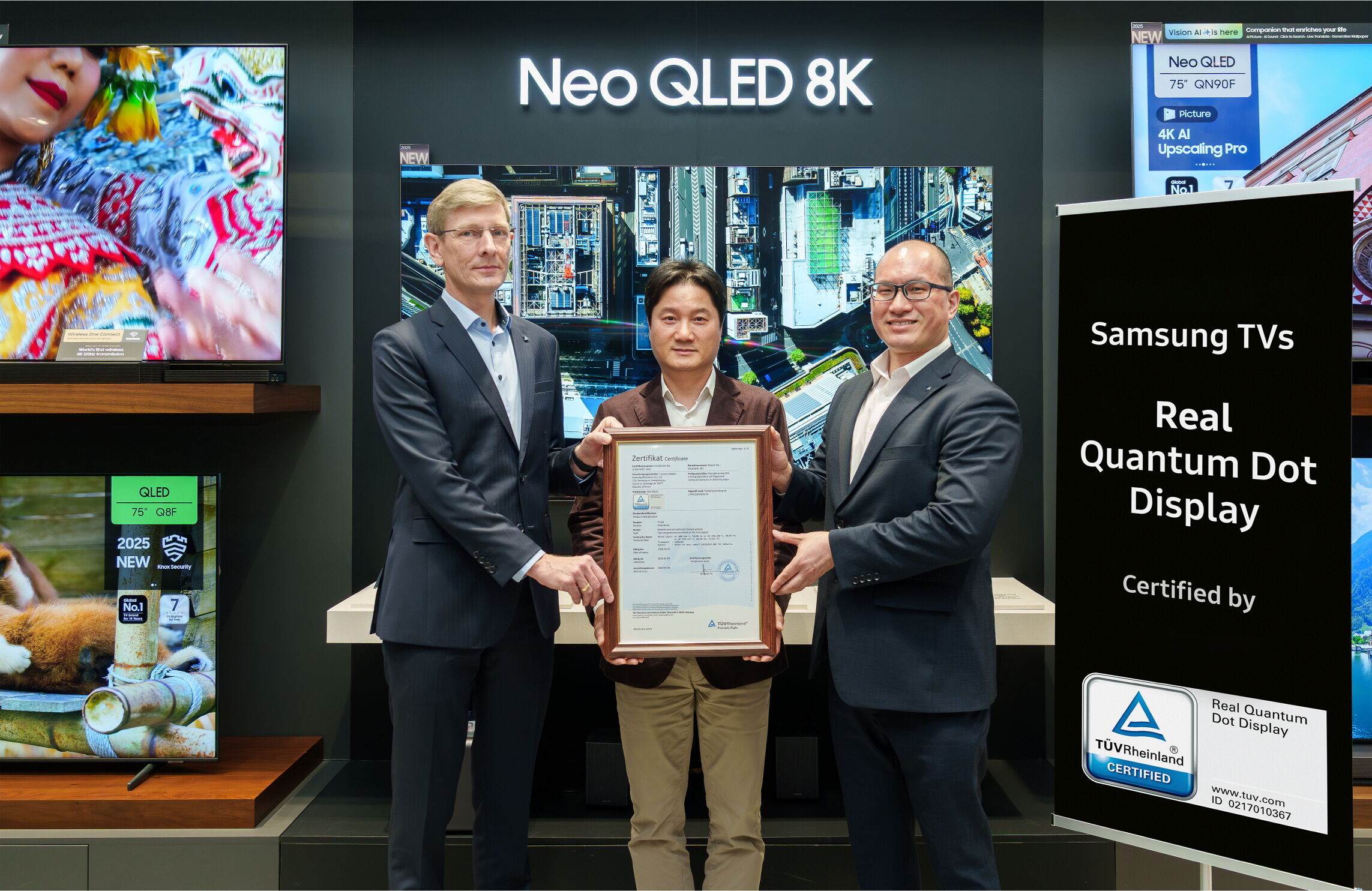 Samsung QLED TV'ler 'Gerçek Quantum Dot Ekran' sertifikası aldı