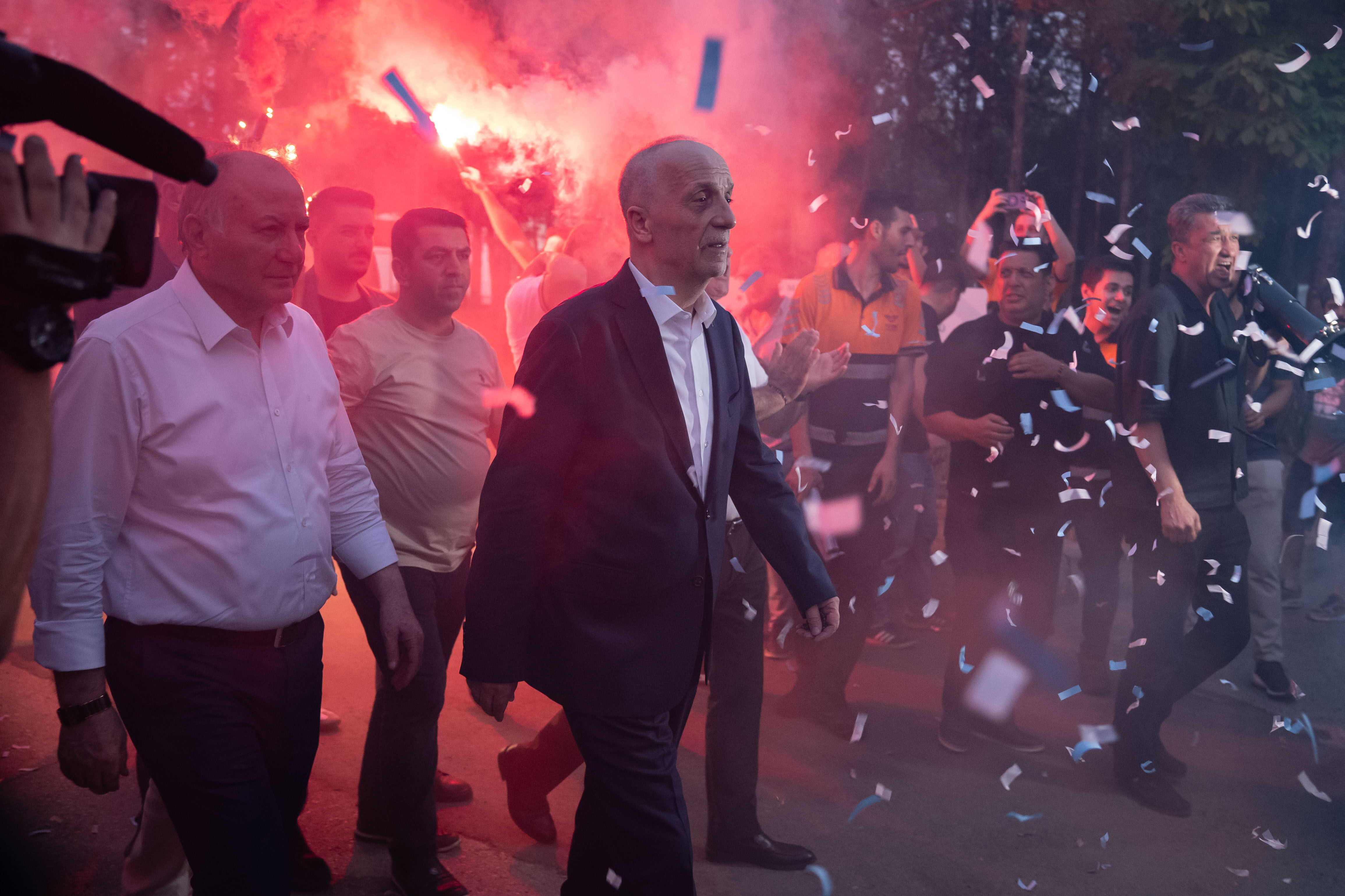 TÜRK-İŞ Başkanı Atalay, işçilerle bir araya geldi: