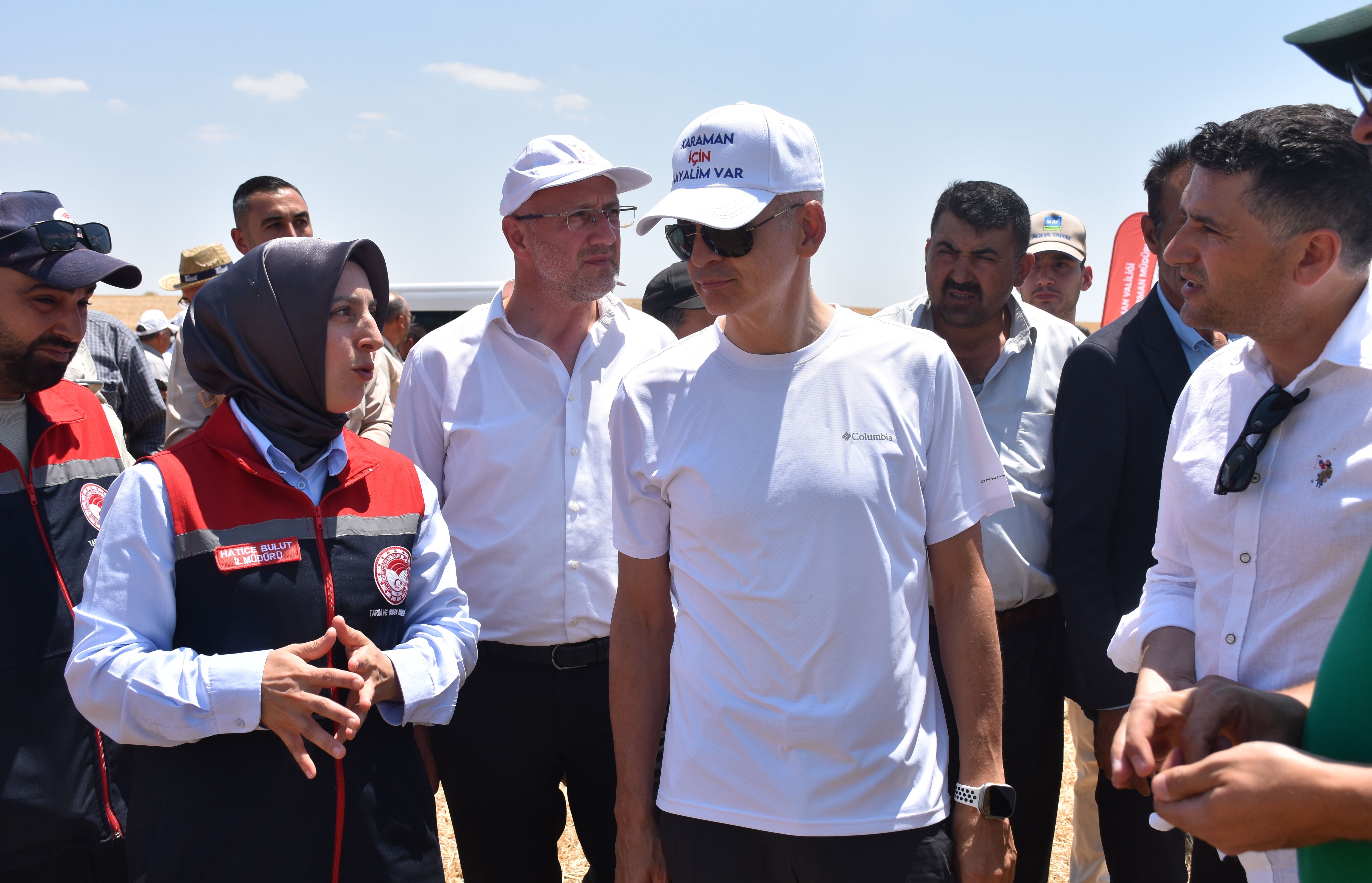 Karaman'da ekiminde yerli tohum çeşitleri kullanılan buğdayın hasadı yapıldı