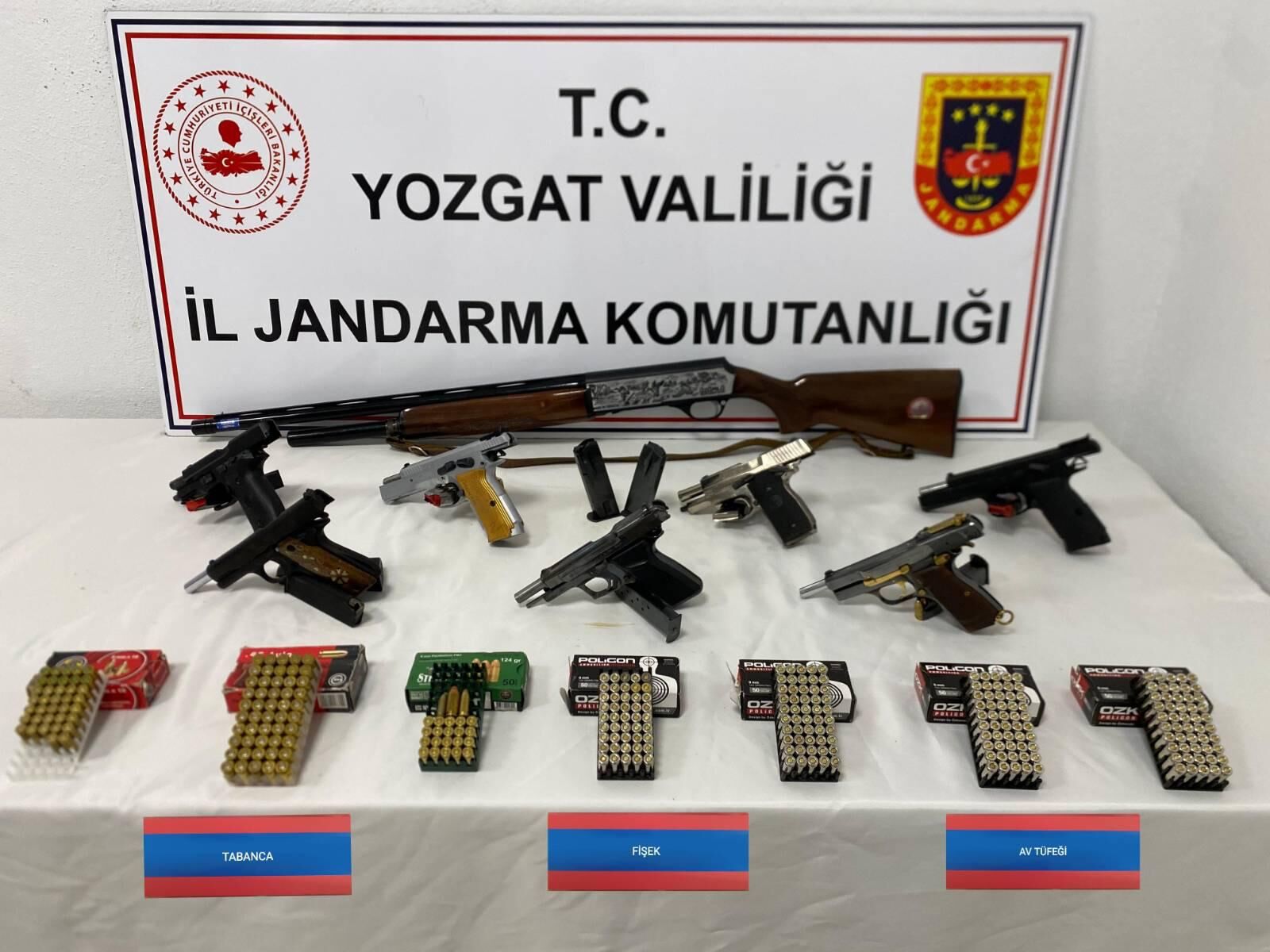 Yozgat'ta ruhsatsız silah operasyonunda 1 zanlı yakalandı