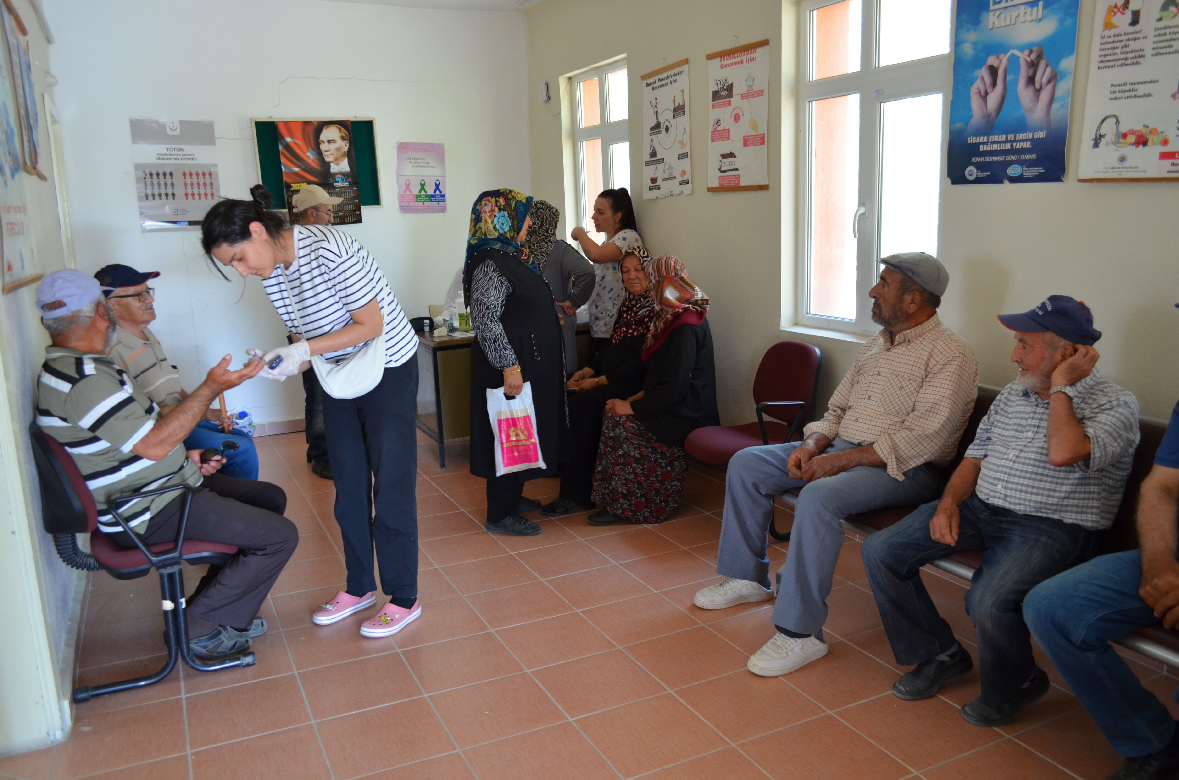 Şabanözü'nde kene bilgilendirmesi ve kanser taraması yapıldı