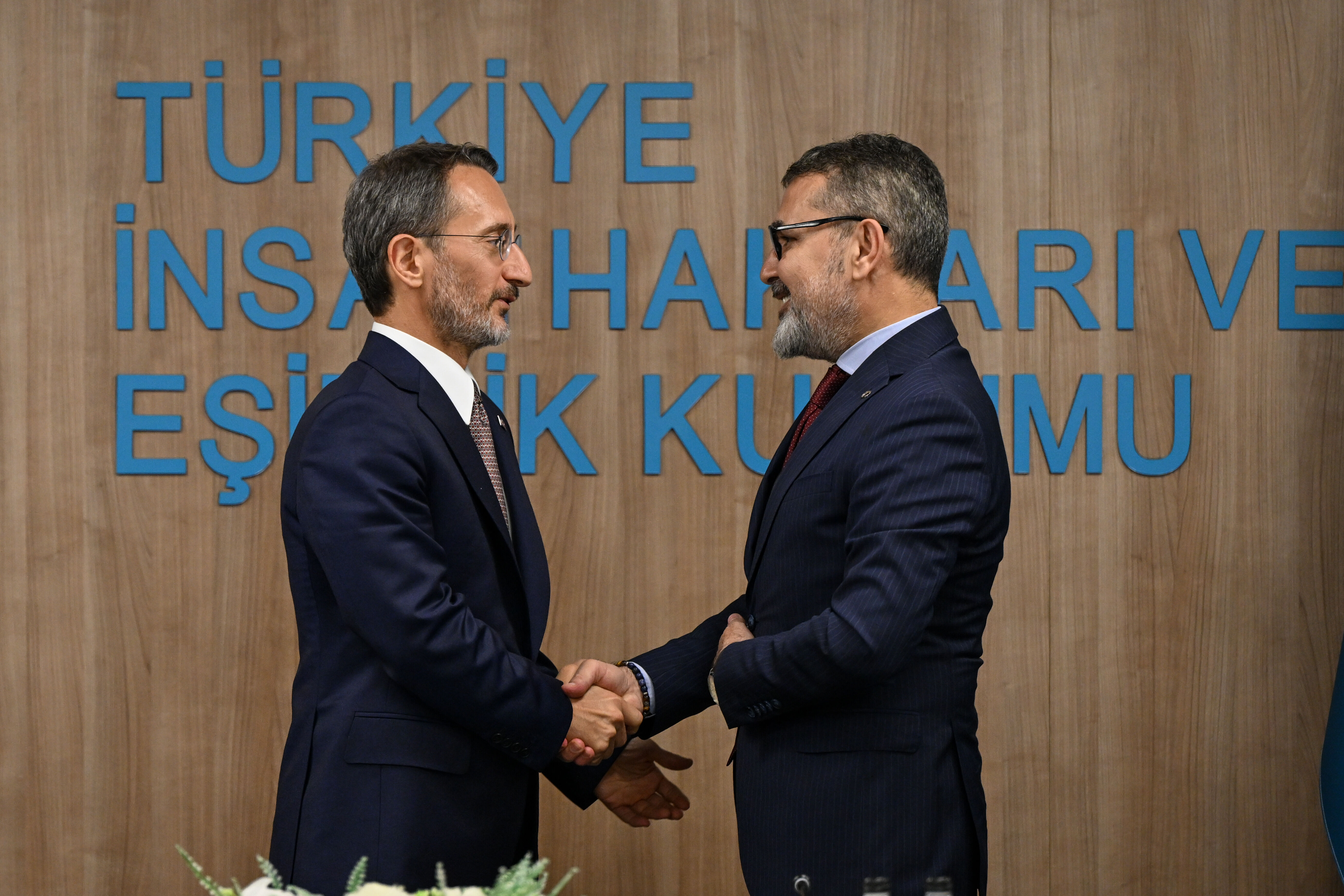 TİHEK Başkanı Fahrettin Altun, görevi Muharrem Kılıç'tan devraldı