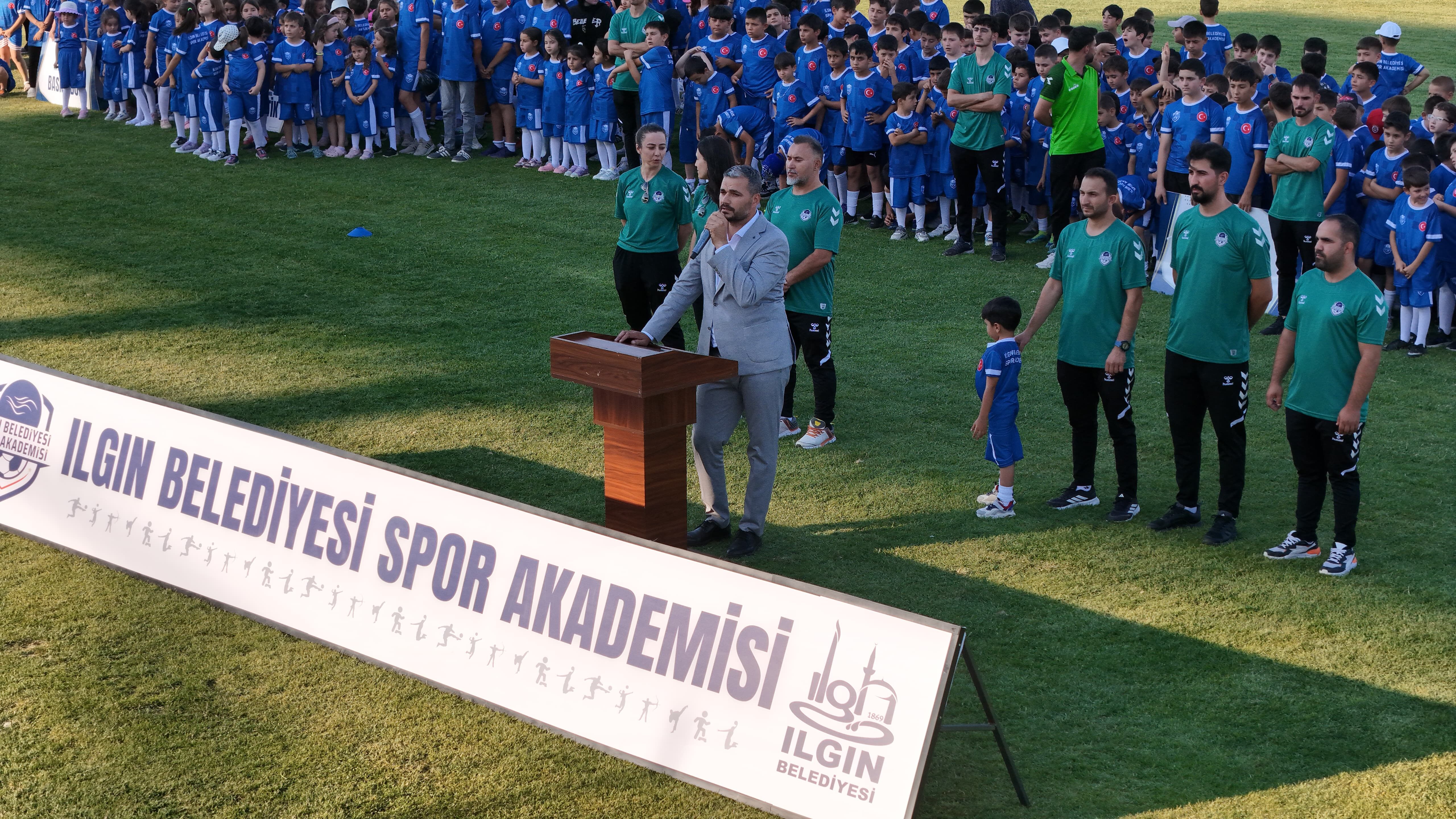 Ilgın'da 'Spor Akademisi Yaz Kursları' açılış töreni yapıldı