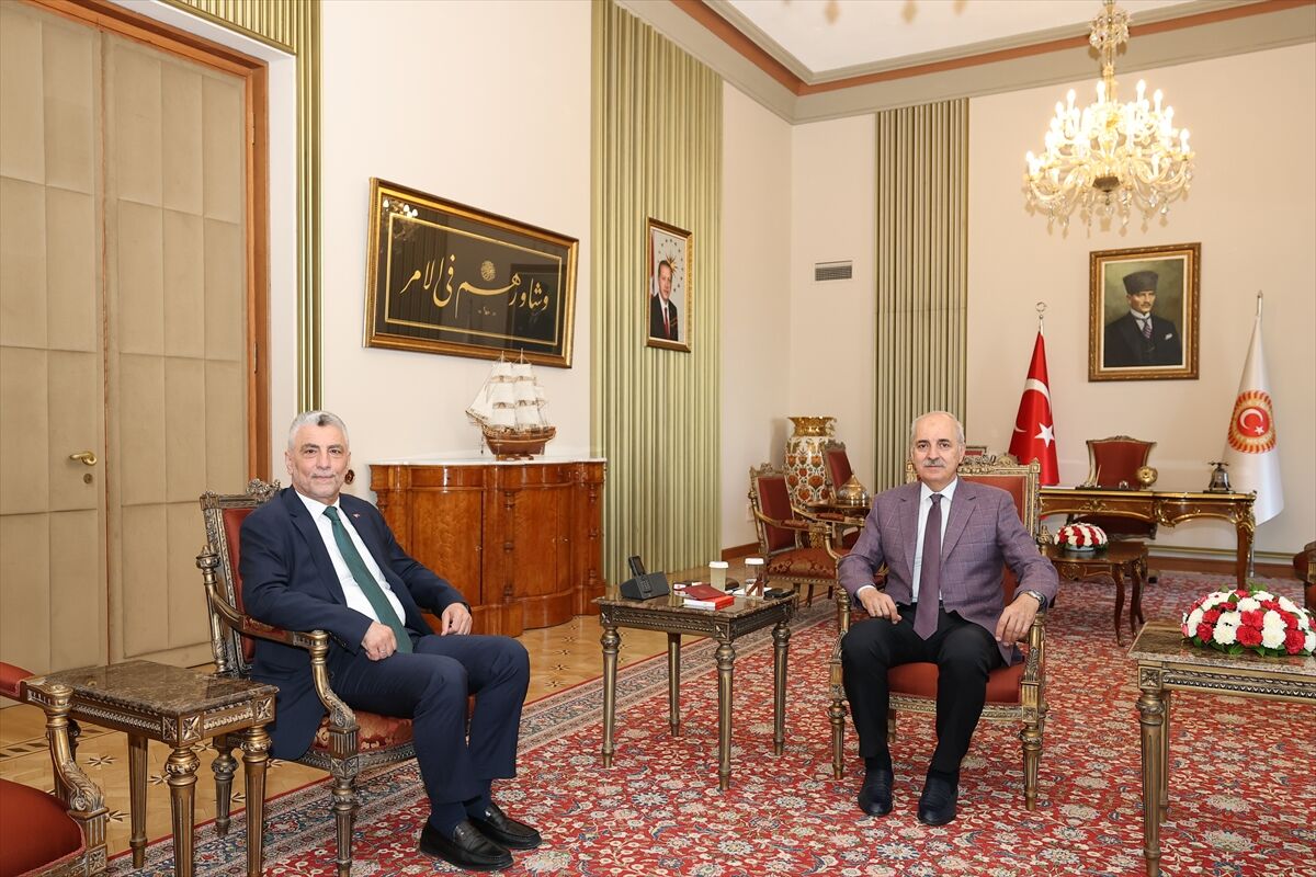 TBMM Başkanı Kurtulmuş, Ticaret Bakanı Bolat'ı kabul etti