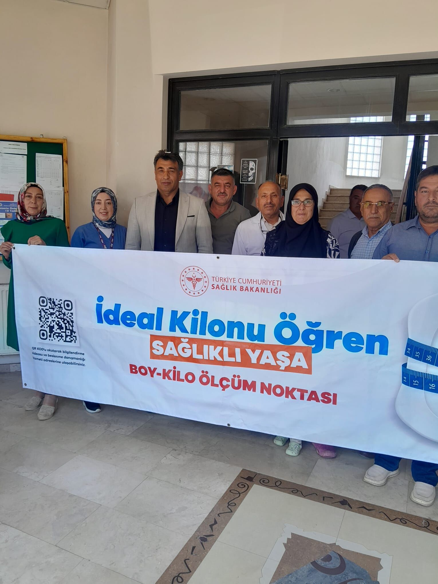 Karakeçili'de 1267 kişinin boy ve kilosu ölçüldü