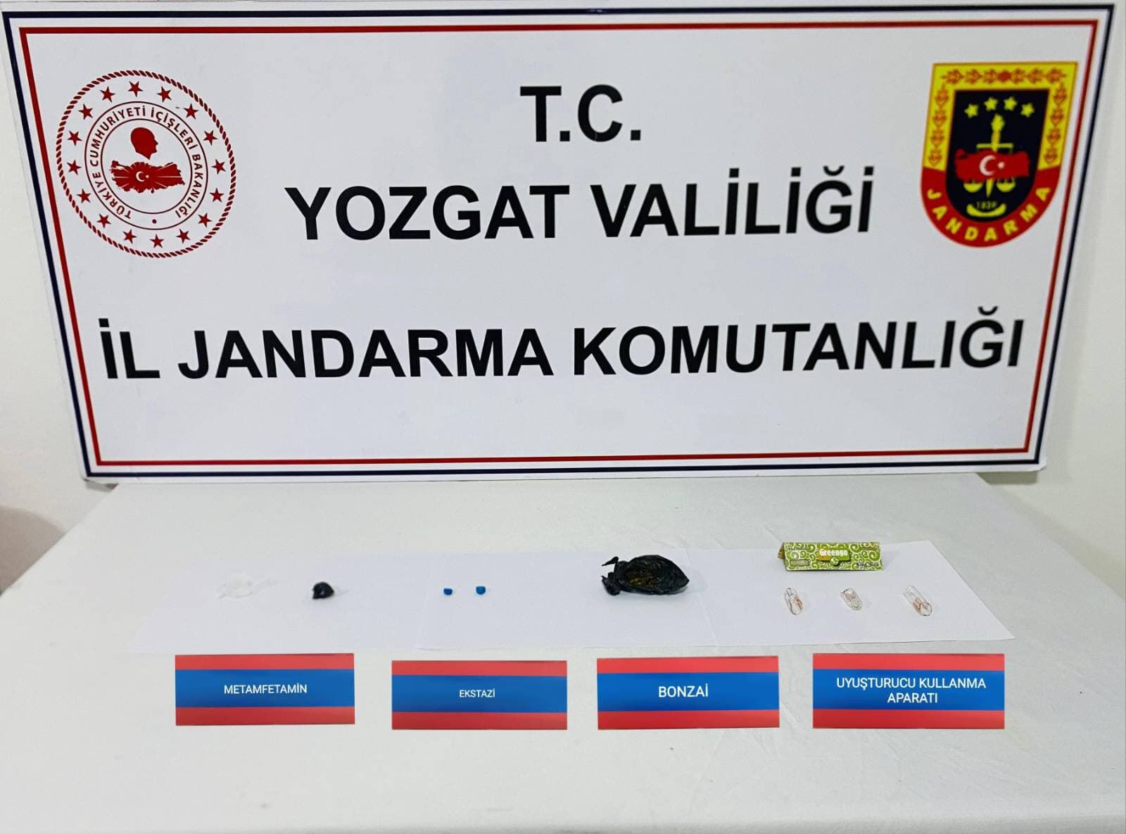 Yozgat'ta uyuşturucu operasyonunda bir zanlı yakalandı