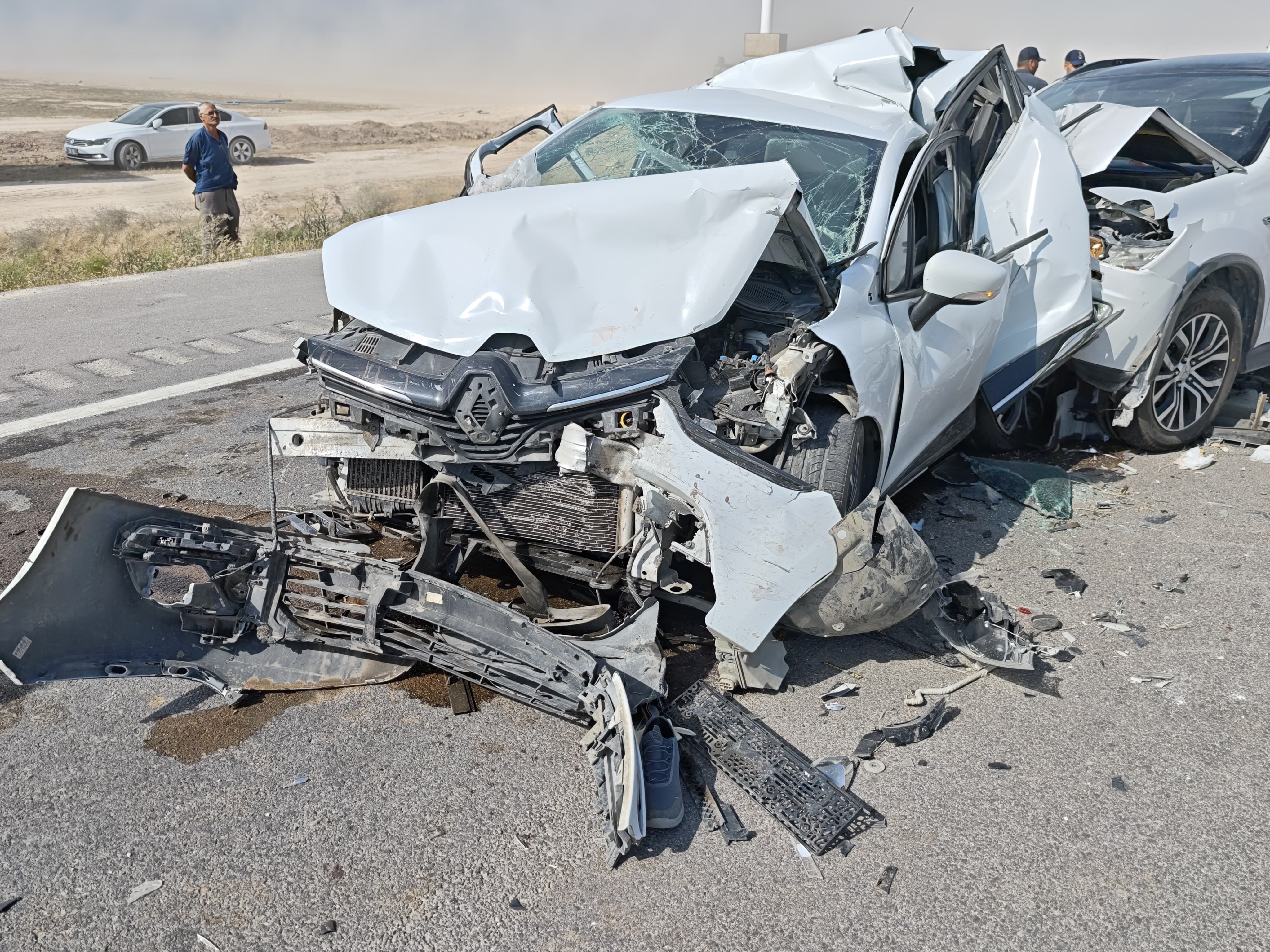Aksaray'da zincirleme trafik kazasında 11 kişi yaralandı