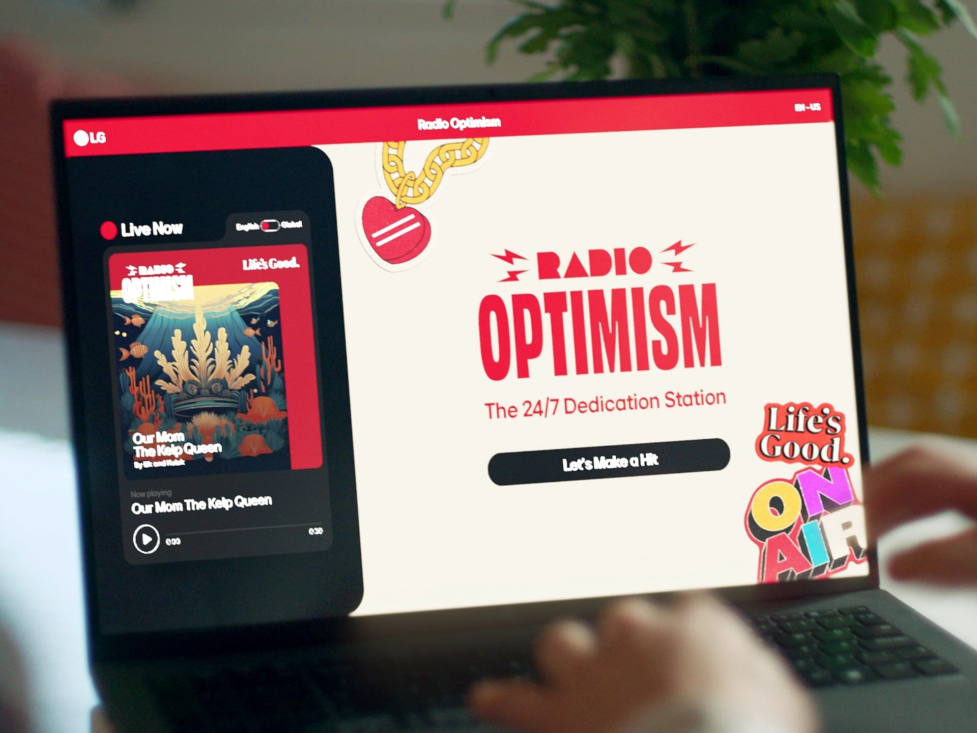 LG, 'Radıo Optimism” kampanyasını başlattı