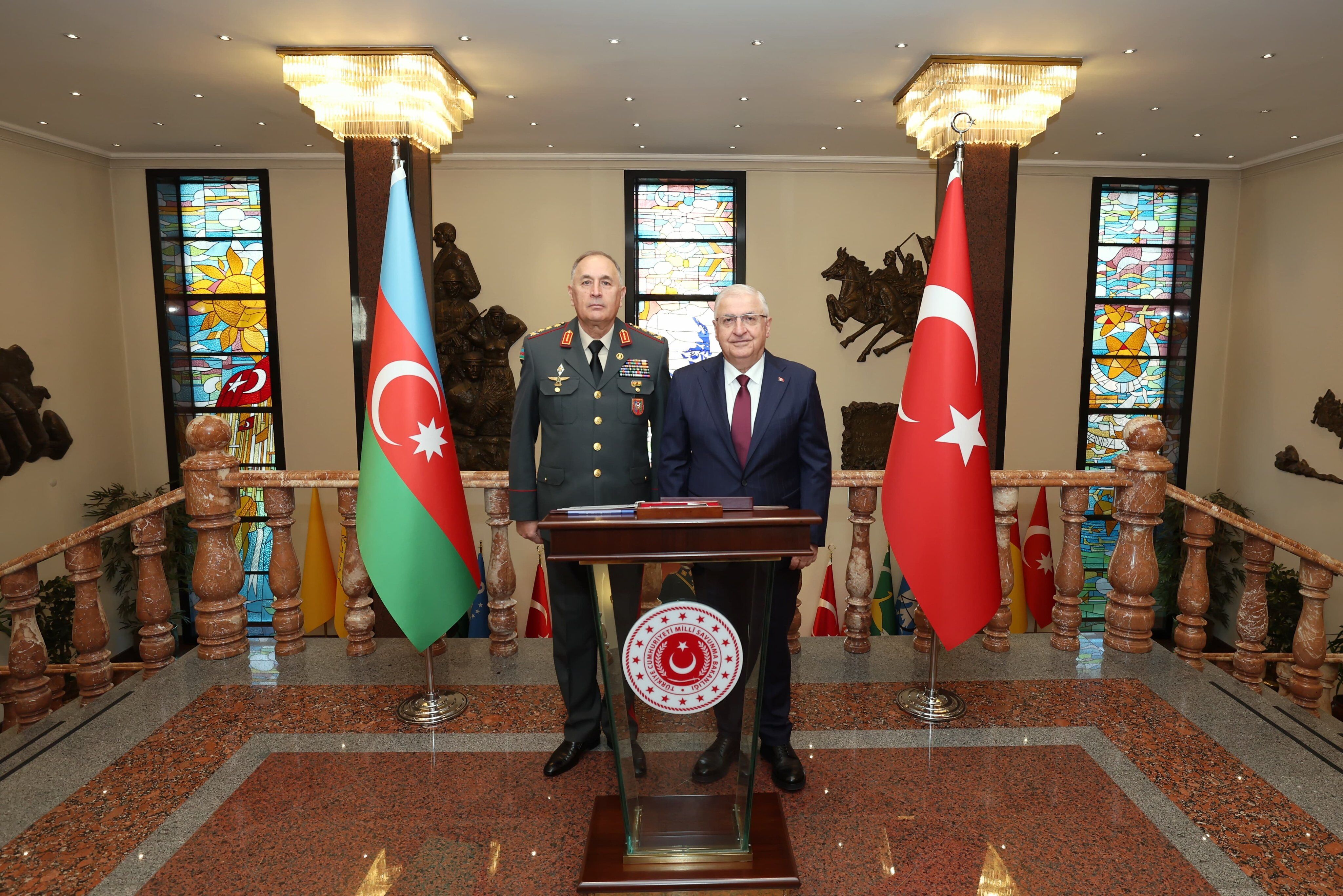 Milli Savunma Bakanı Güler, Azerbaycan Genelkurmay Başkanı Orgeneral Veliyev'i ağırladı