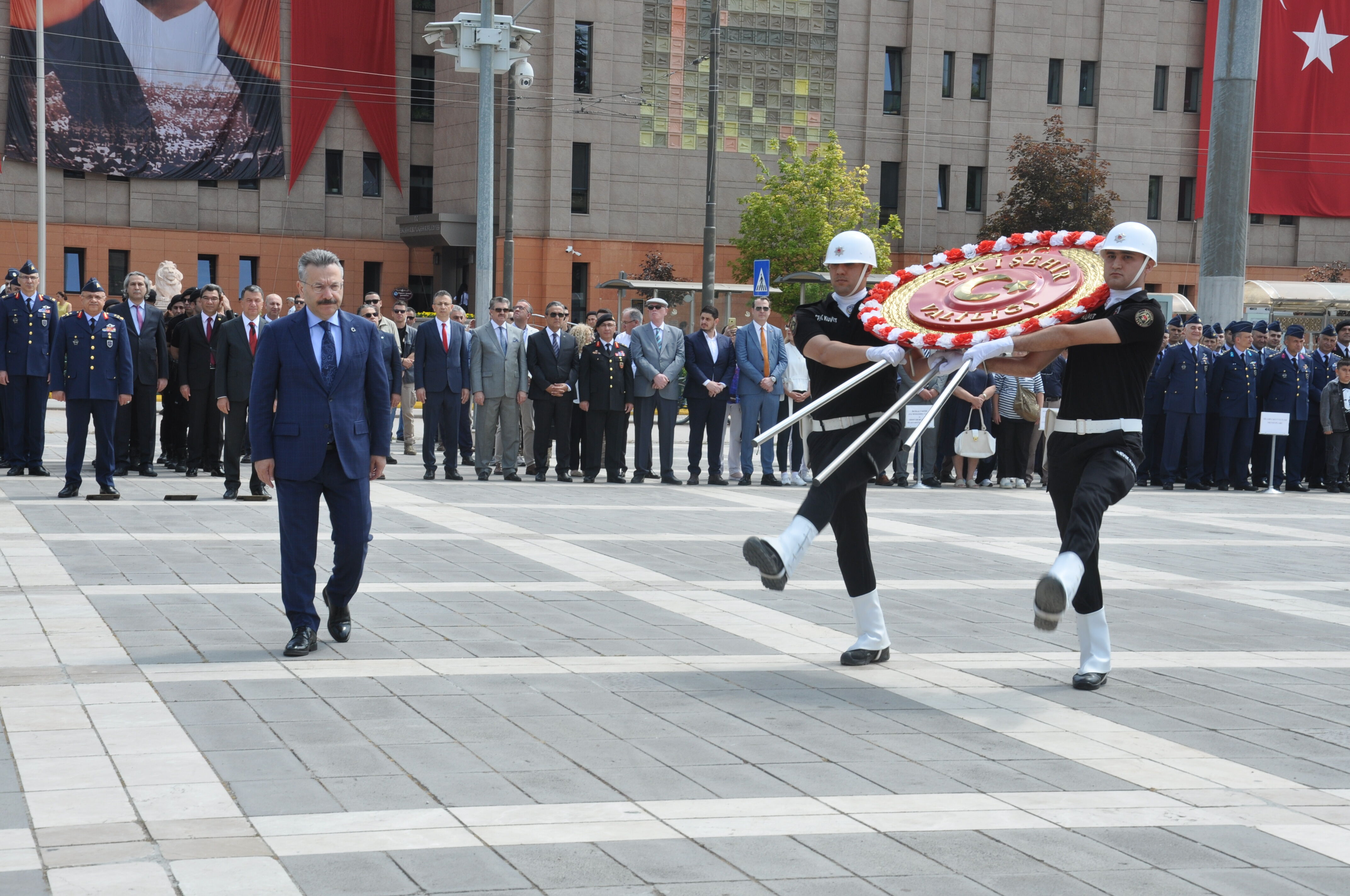 Atatürk'ün Eskişehir'e ilk gelişinin 105. yıl dönümü törenle kutlandı