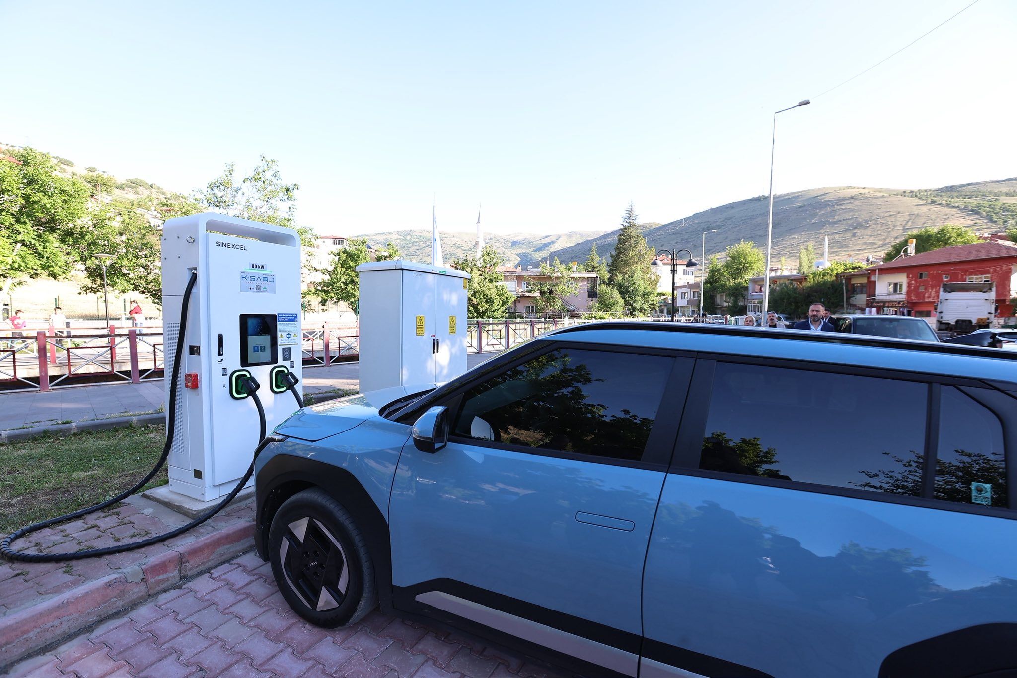 Yahyalı Elektrikli Araç Şarj İstasyonu törenle açıldı