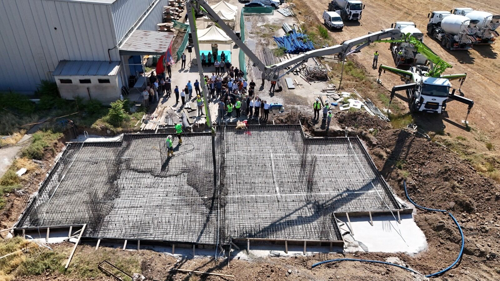 Kırıkkale'de Gasilhane ve Mezarlık İşleri Hizmet Biriminin temeli atıldı