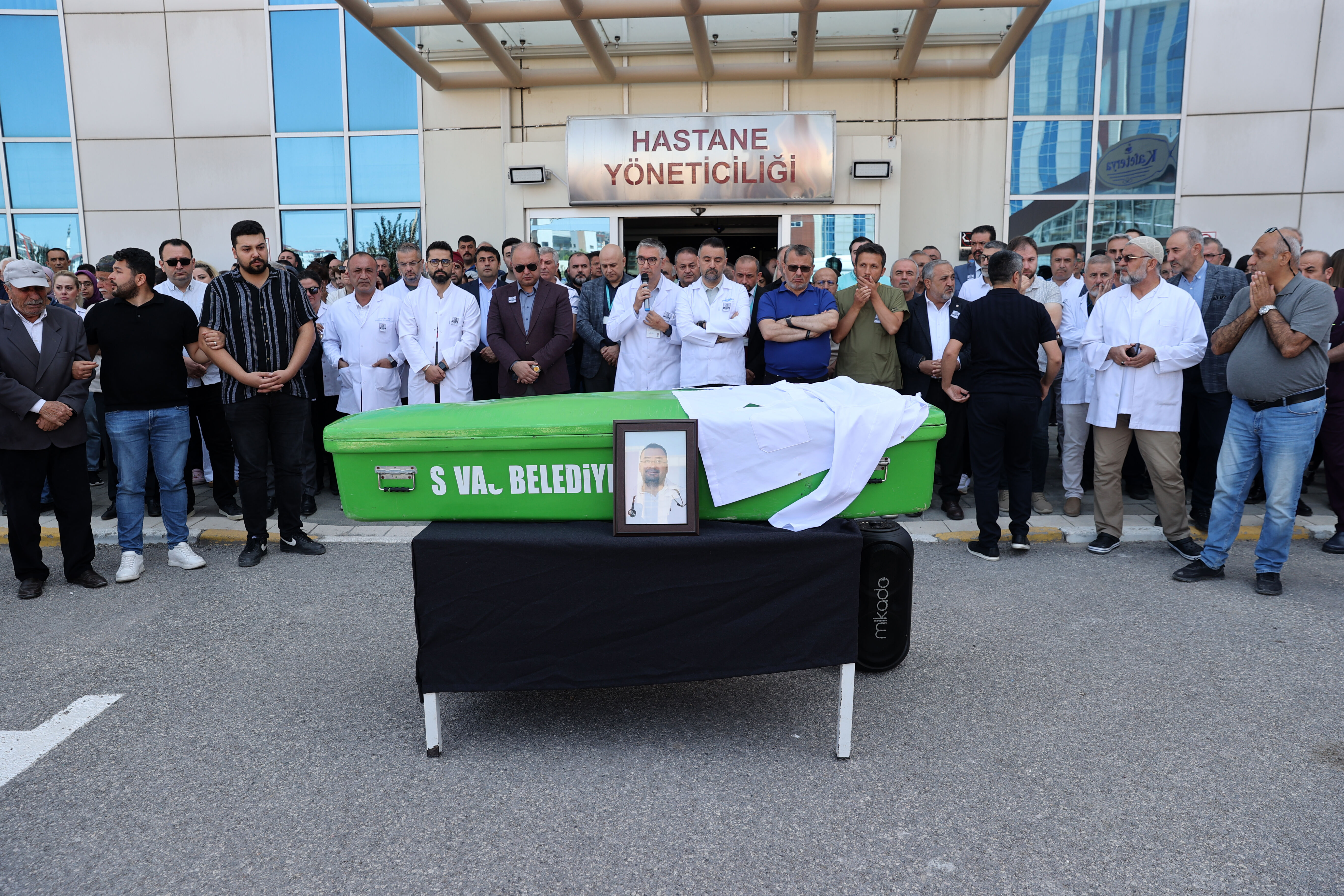 Sivas'ta yaşamını yitiren doktor için tören düzenlendi